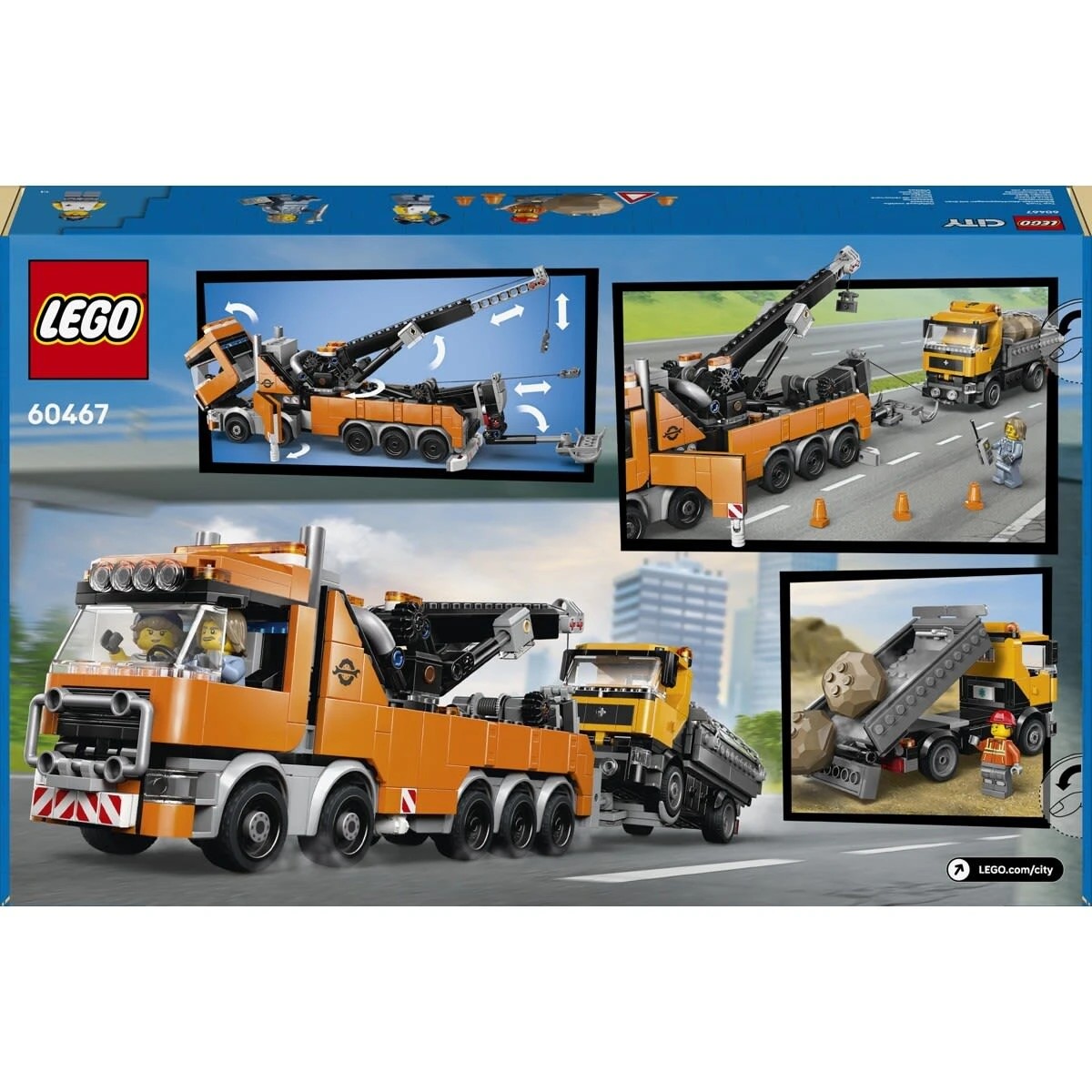 11 LEGO City Heavy-Duty Recovery Tow Truck with Crane 60467, 11 of 11