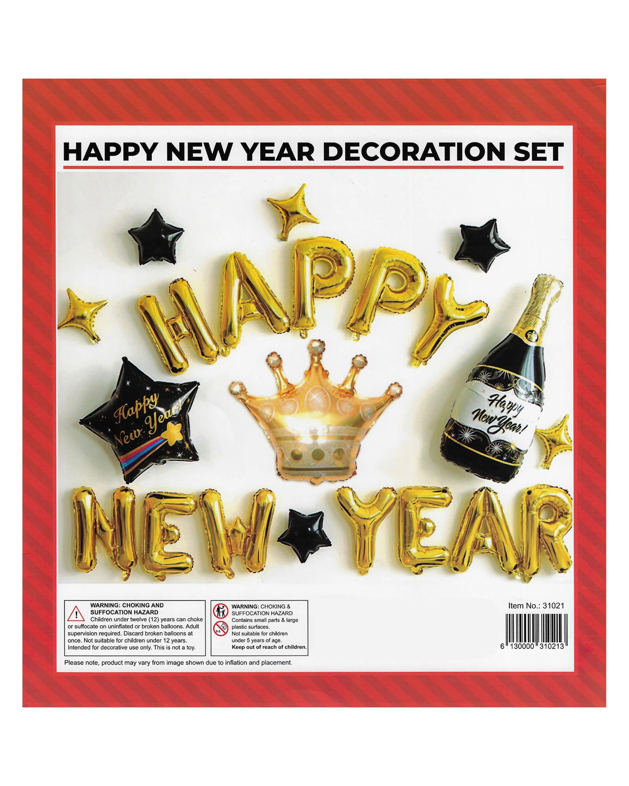 3 JD Party Happy New Year Gold and Black Balloon Kit 41 Balloons - Gold, 3 of 3