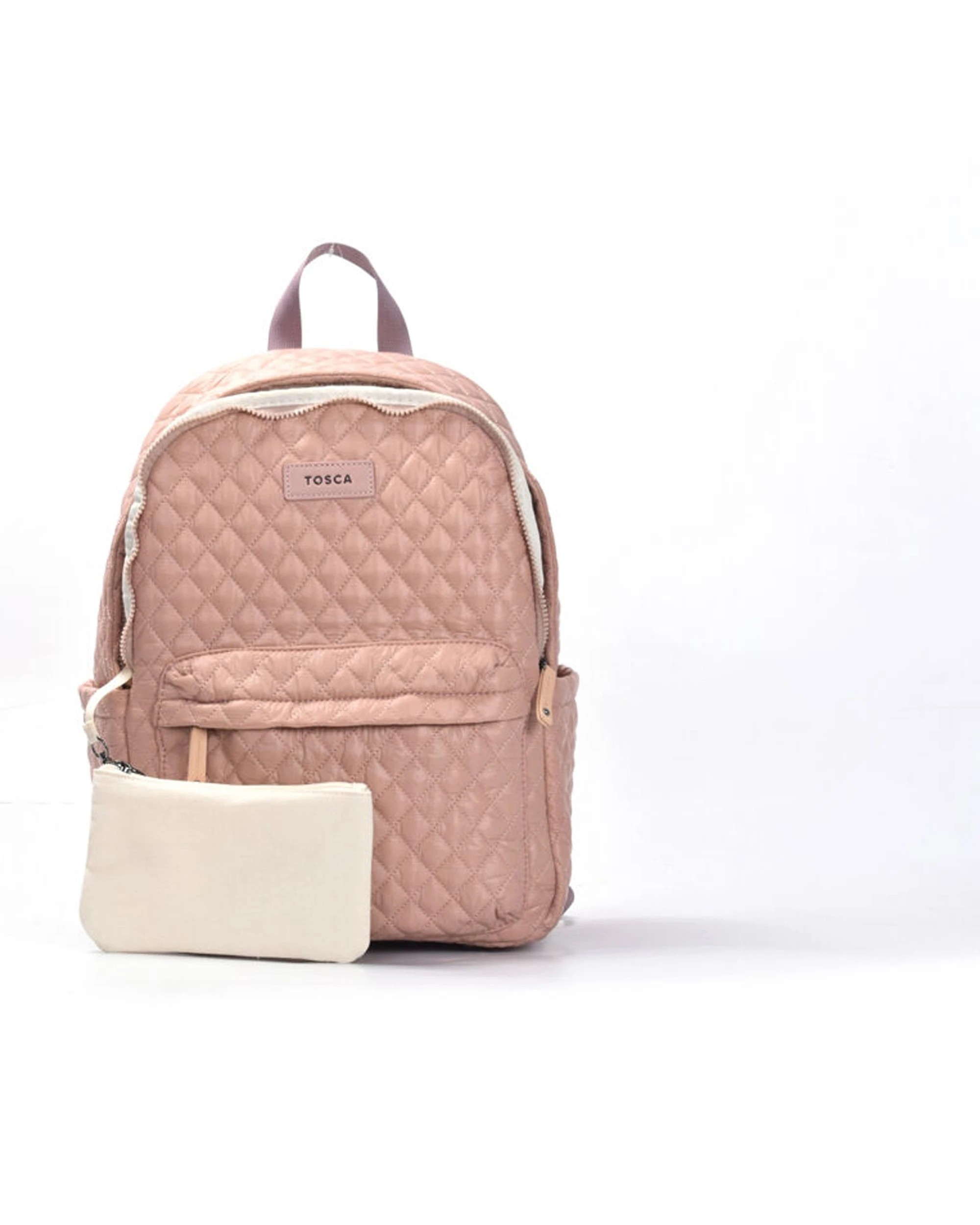 5 Tosca Metro Quilted Oxford Travel 15" Laptop Backpack - Pink, 5 of 9