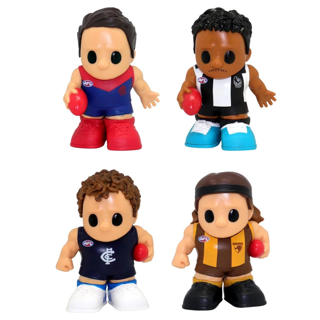 3 10cm AFL Ooshies Figure Collectible - Assorted, 3 of 4