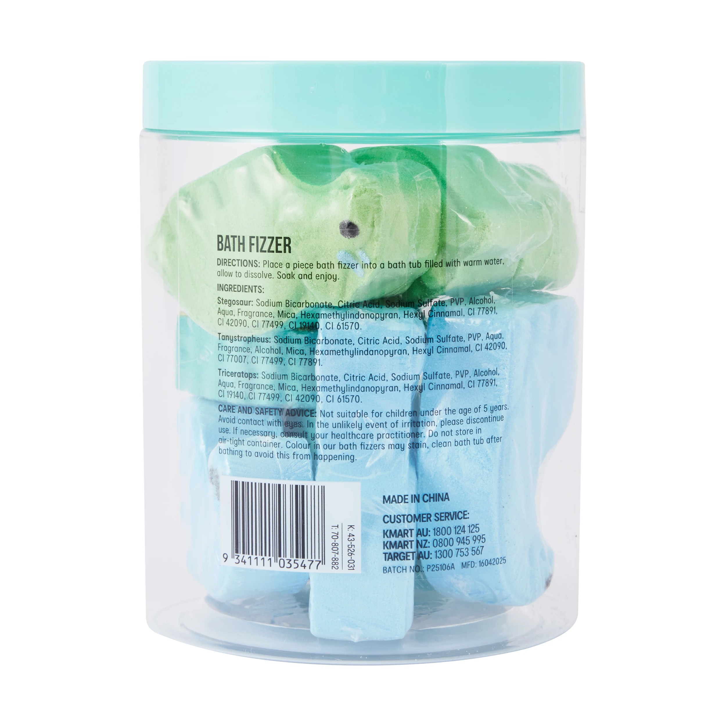 4 OXX Bodycare 9 Pack Multi Bath Fizzer - Berry Scented, 4 of 4