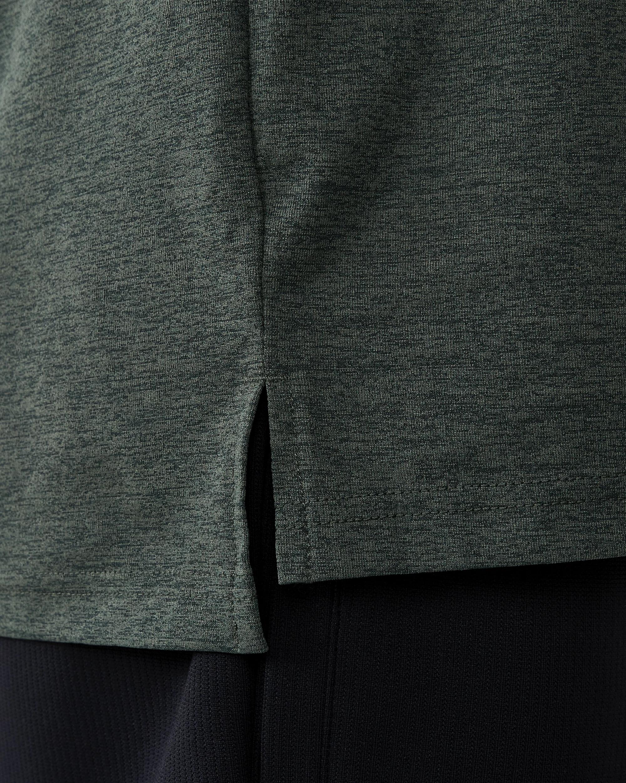 6 Active Mens Regular Training Polo Shirt Deepst Grn, 6 of 6