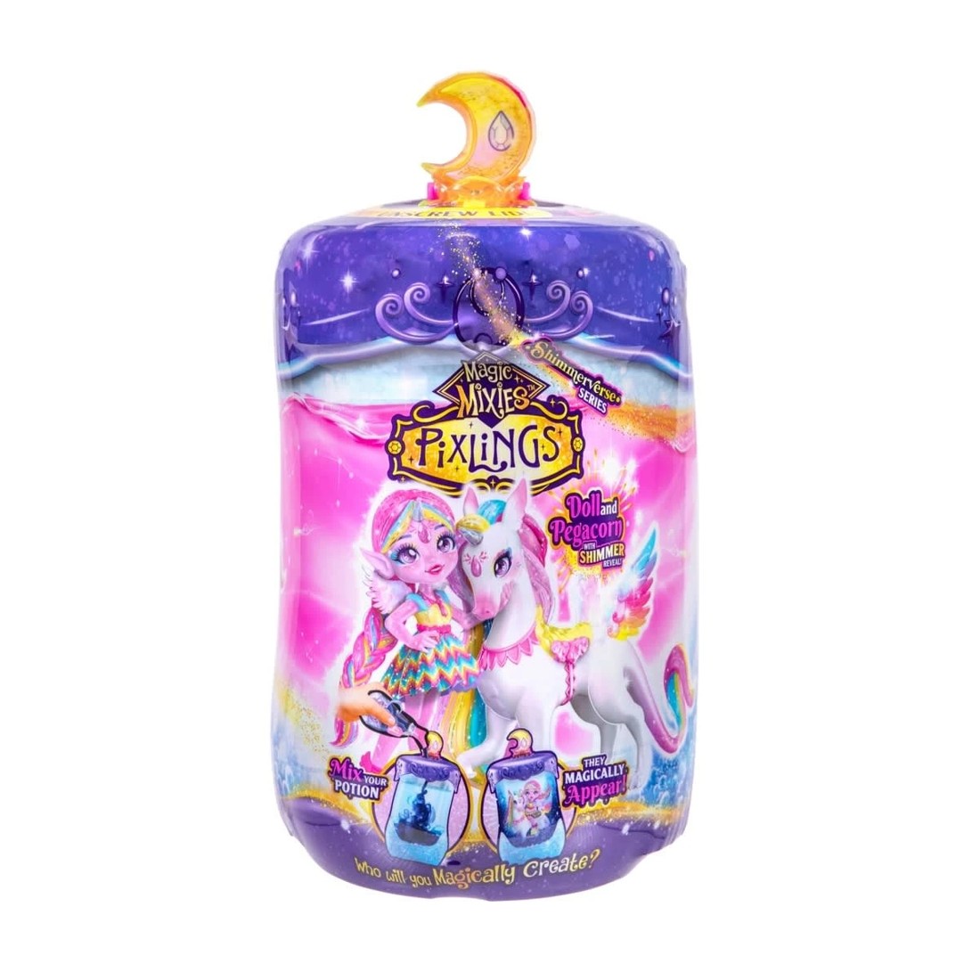 1 Magic Mixies Pixlings and Pegacorn Pack - Unia the Unicorn Pixling and Rainbow Star the Pegacorn Pet, 1 of 10
