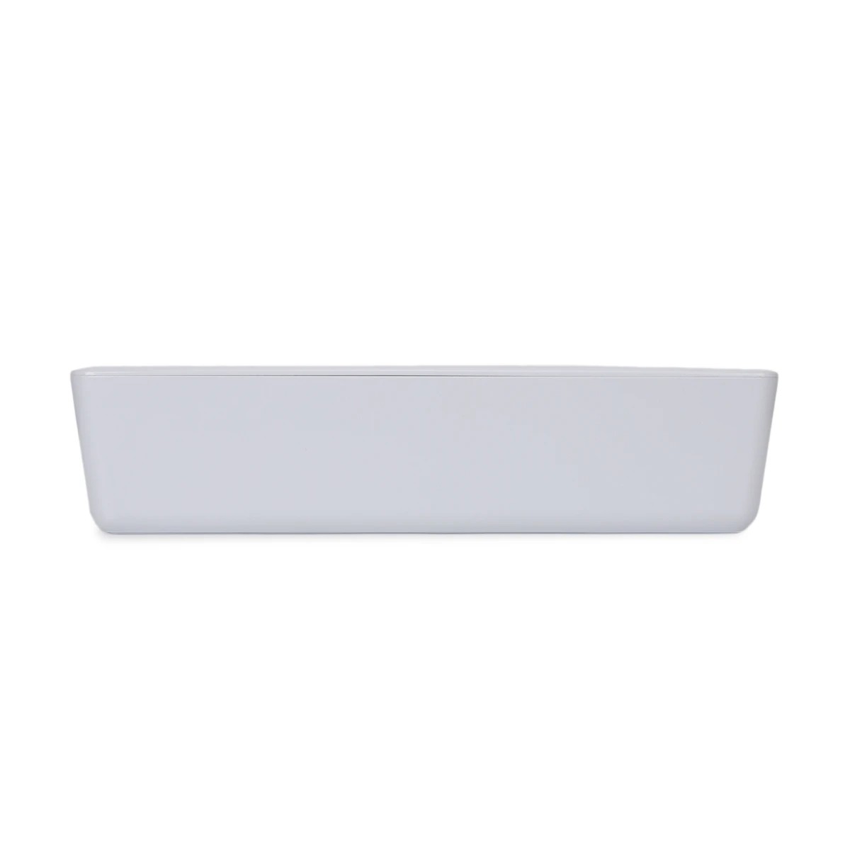 3 6L Smooth and Shiny Plastic Tub - White, 3 of 7