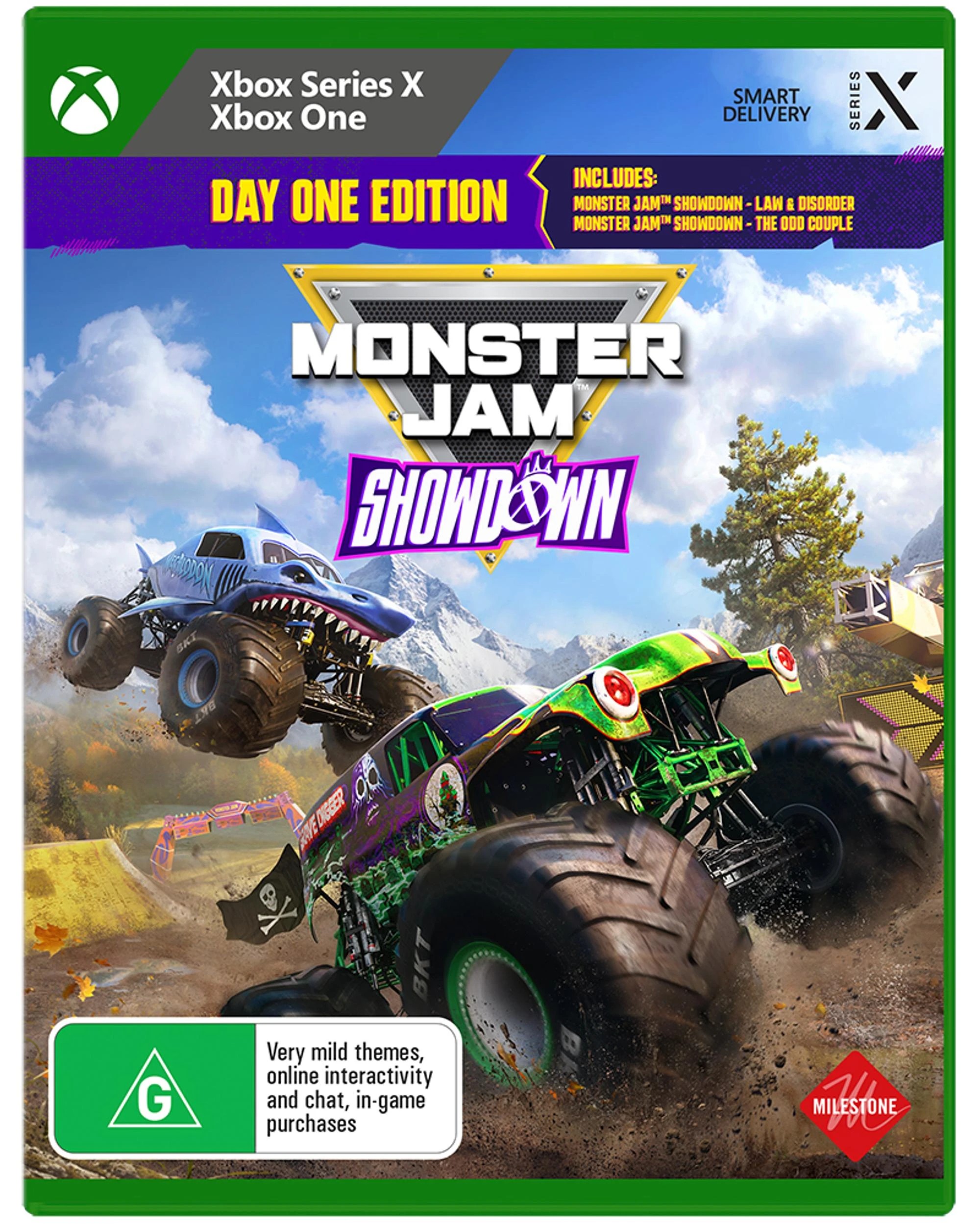1 Milestone S.r.l. Monster Jam: Showdown! Day One Edition - Xbox Series X, Xbox One, 1 of 7