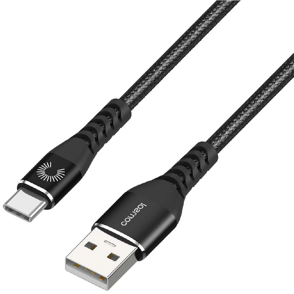 1 Comsol Kevlar USB-A to USB-C Cable 3m Black, 1 of 7