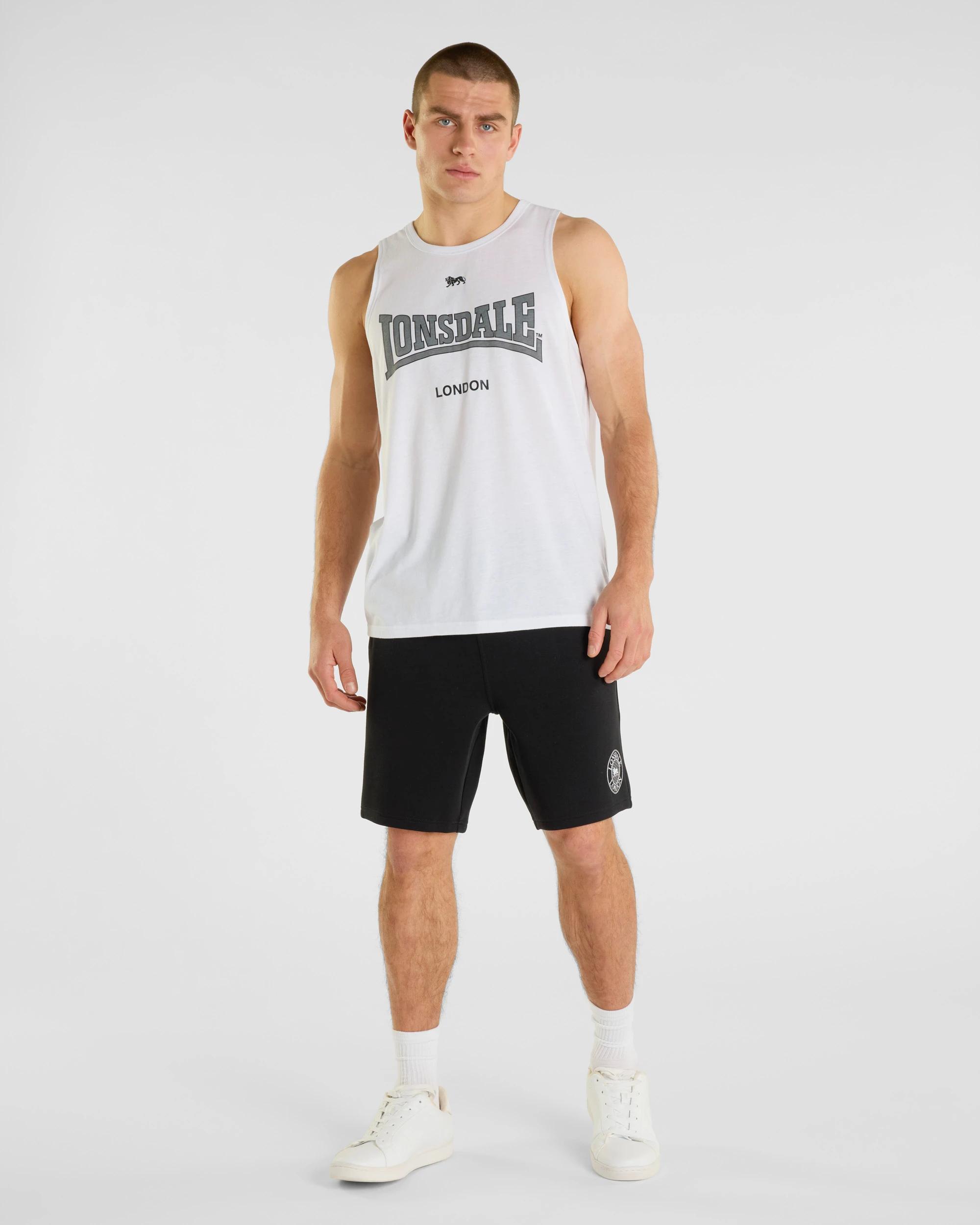6 Varsity Shorts - Lonsdale London BLACK, 6 of 7
