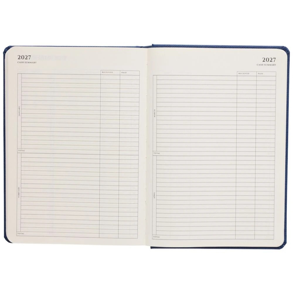 7 Officeworks A5 Day to Page Alavista 2027 Diary Navy, 7 of 7