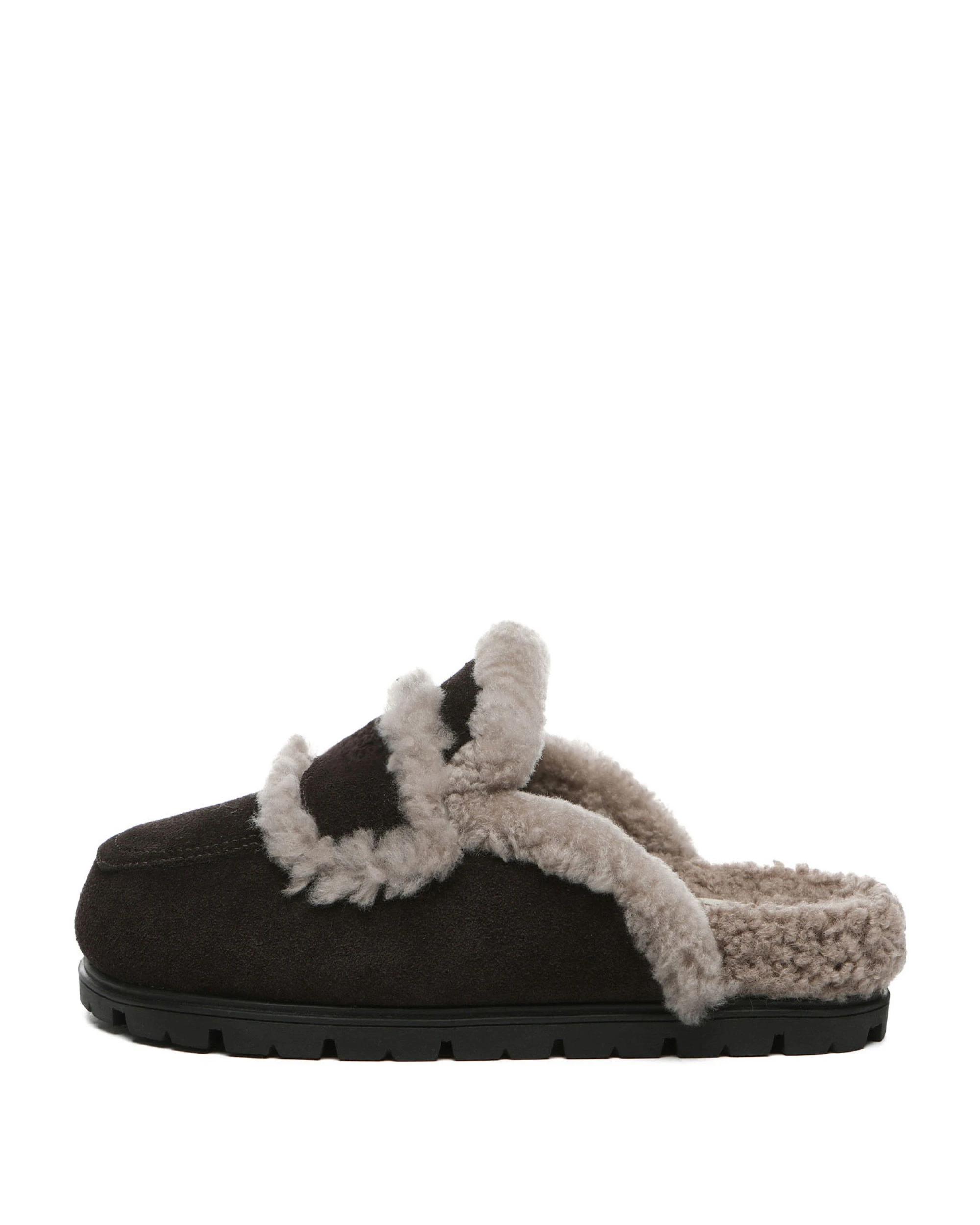 4 Australian Shepherd UGG Womens Remi Slippers CHOCOLATE, 4 of 5