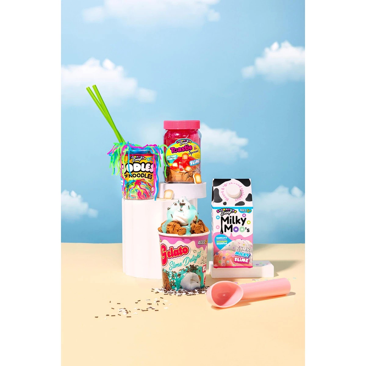 6 Signature Scoop Foodies Slime - Assorted, 6 of 10