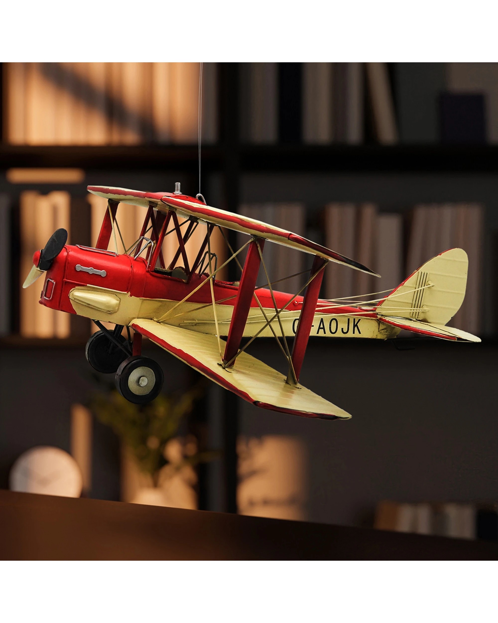7 Boyle Metal Ornament Home Decor Collectible Tiger Moth Plane 50x48x18.5cm - Multi, 7 of 7