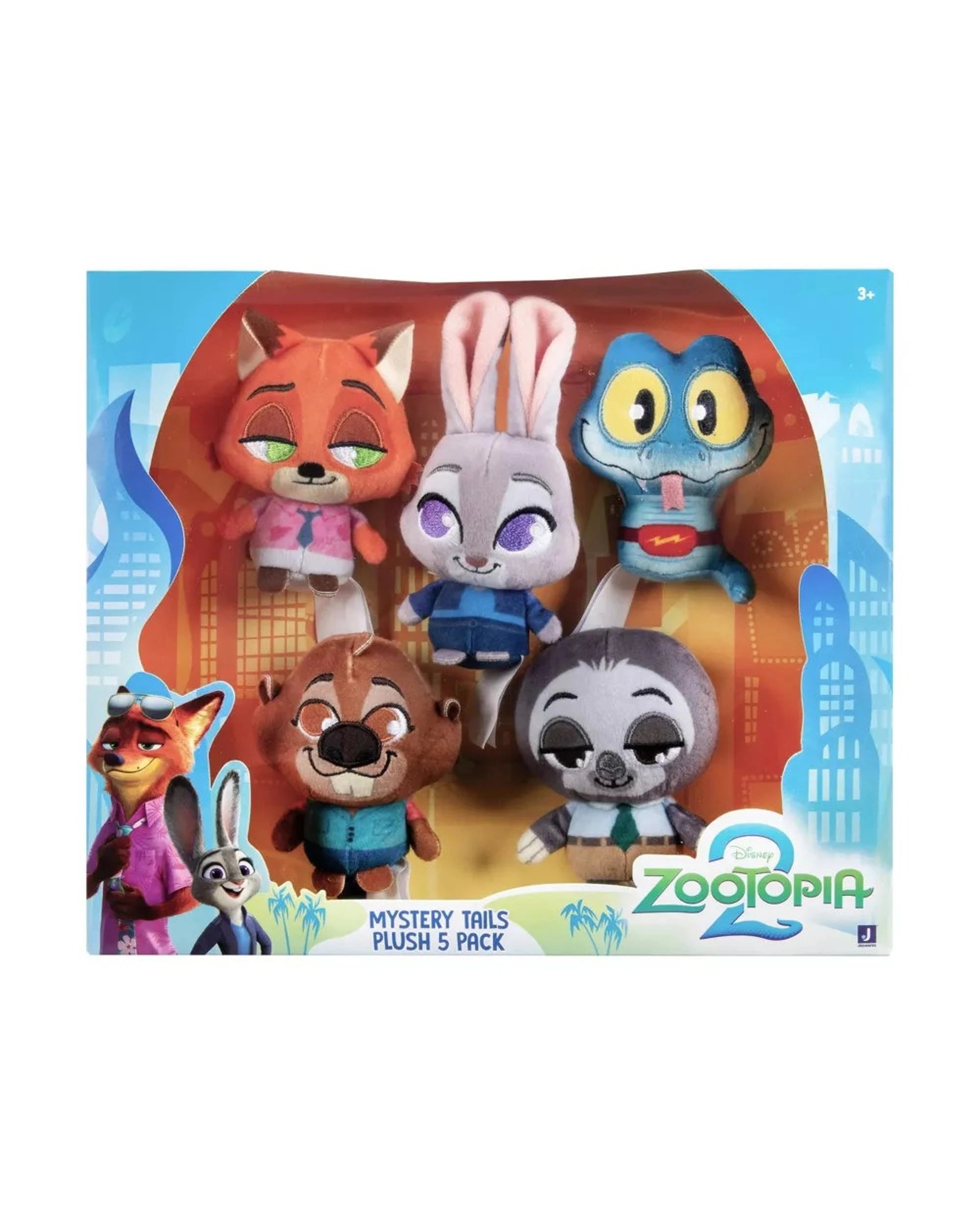 1 Disney Zootopia 2 Tiny Tails Mini Plush 5 Pack, 1 of 9