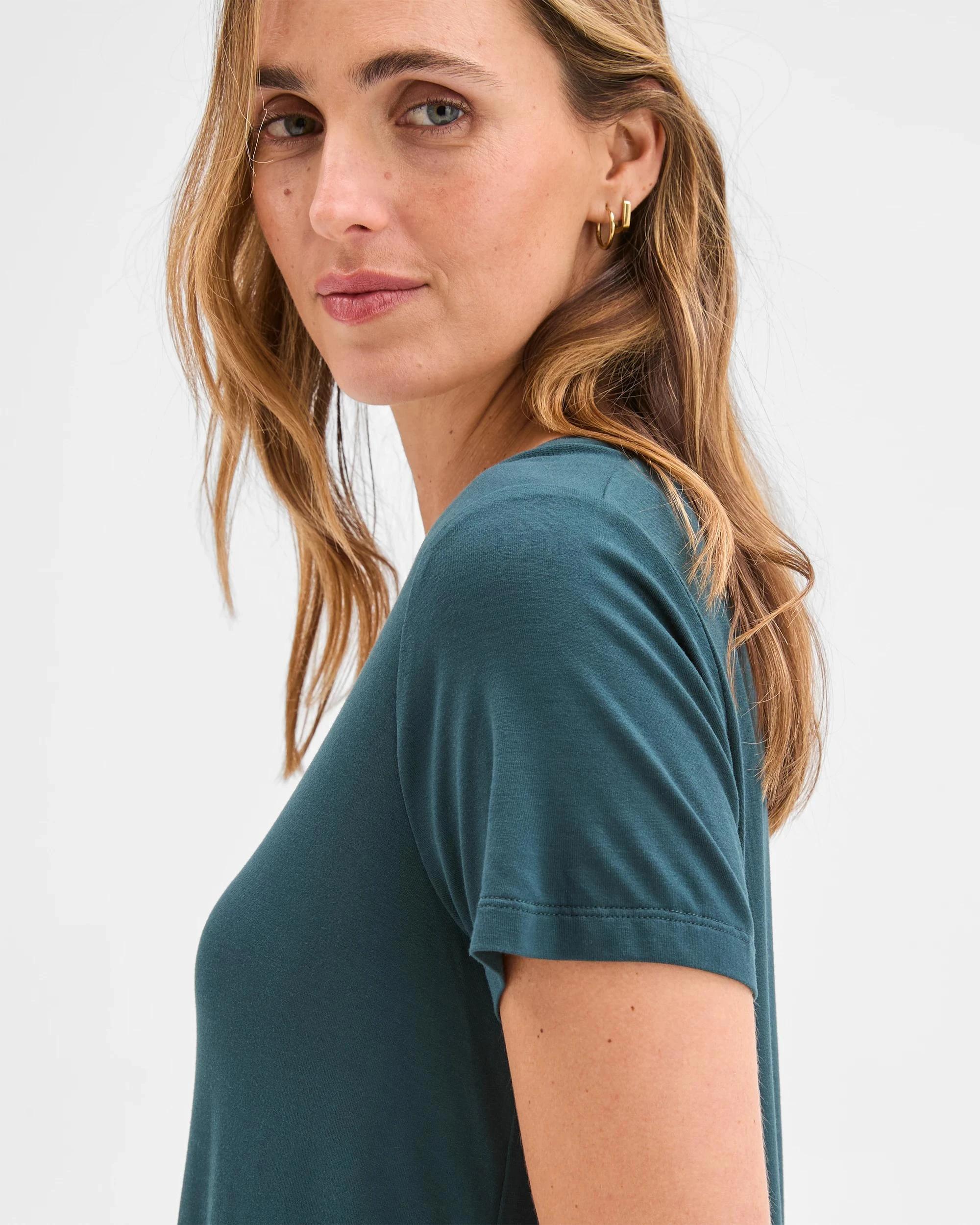 4 Target Woman Short Sleeve V-Neck T-Shirt MAGICAL FOREST, 4 of 5