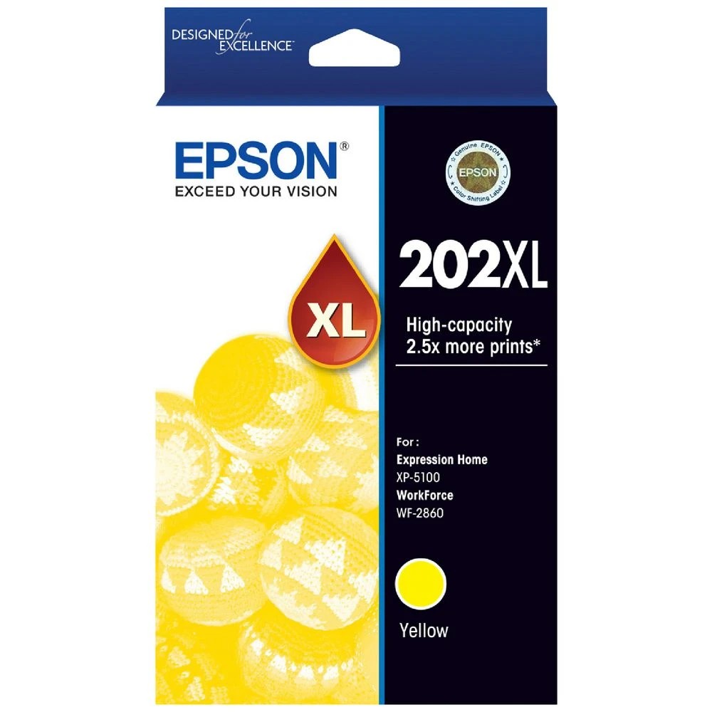 1 Epson 202XL Ink Cartridge Yellow, 1 of 1