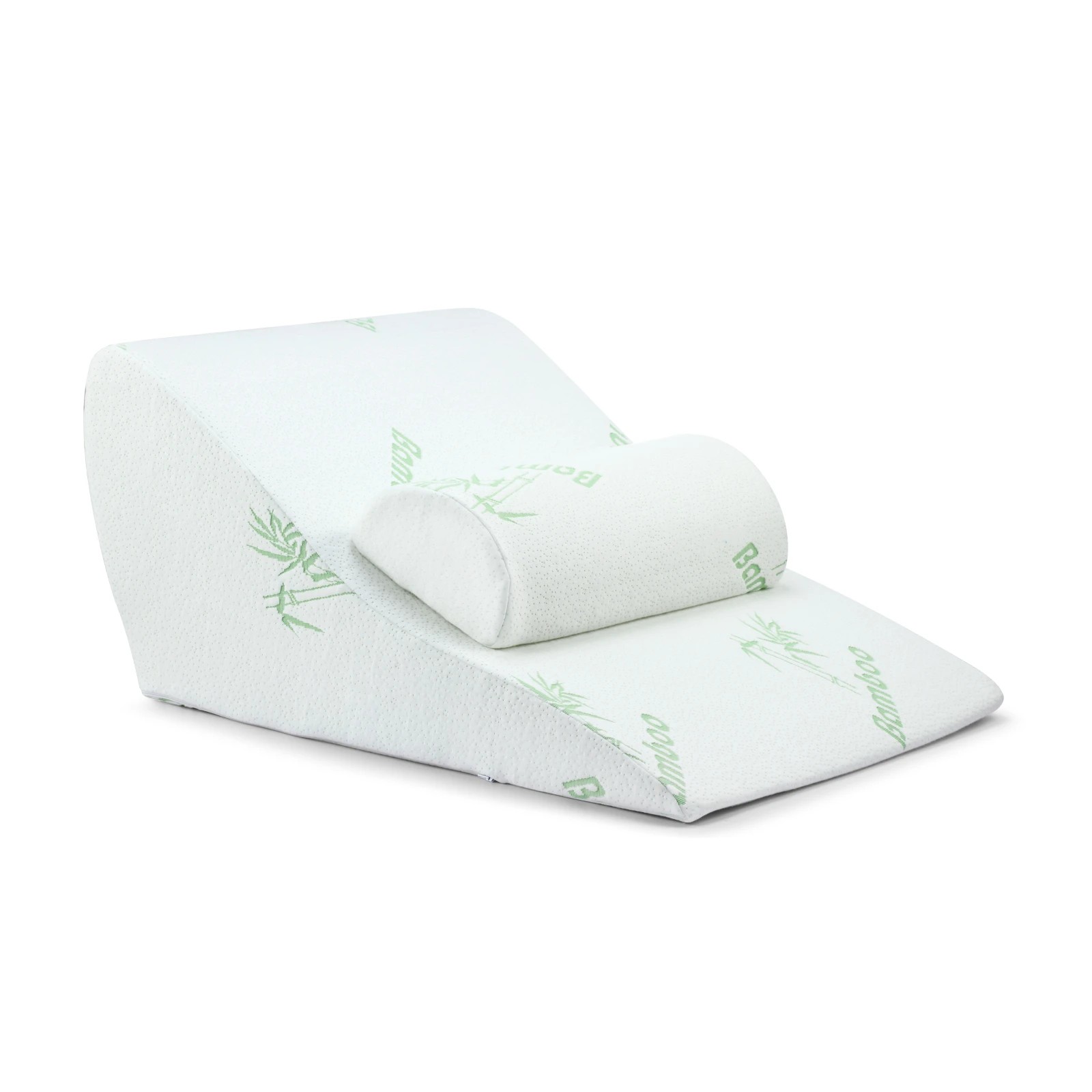 7 Luxdream 3 Pcs Foam Bed Wedge Pillow Headrest Leg Elevation Pillow Breathable Cover, 7 of 9