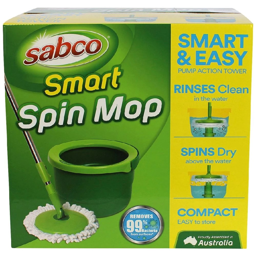 1 Sabco Smart Spin Mop and Bucket Set, 1 of 4