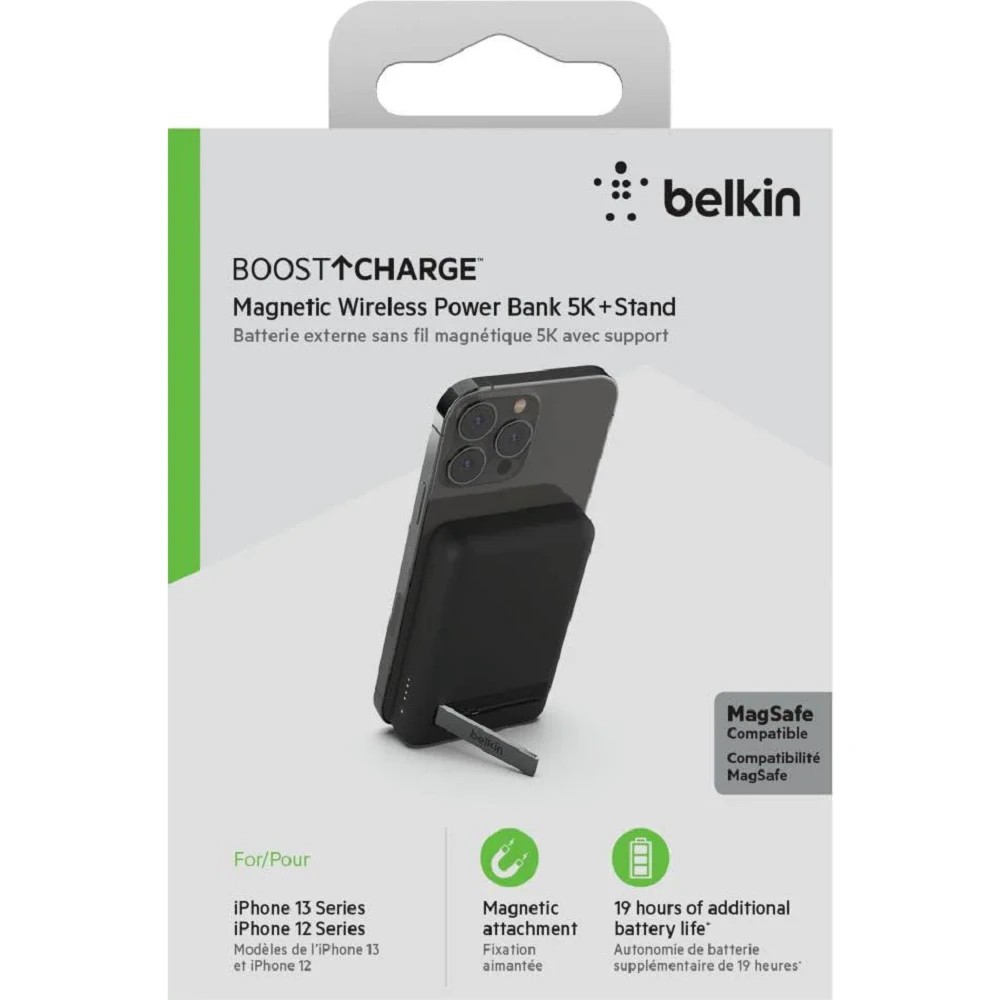 6 Belkin Boost Charge Wireless Power Bank 5K + Stand - Black, 6 of 6