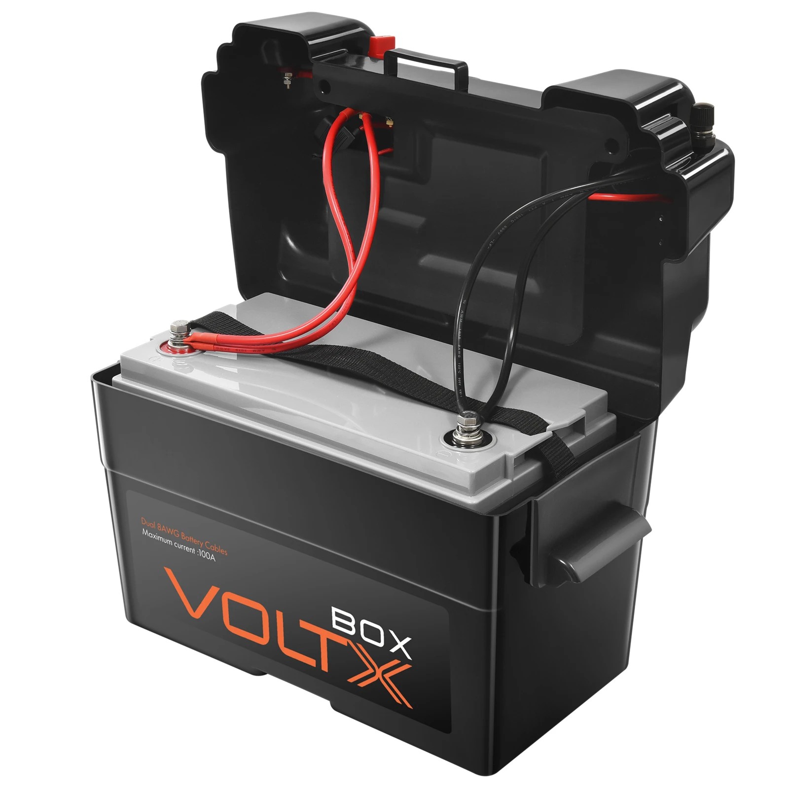 8 VoltX 12V 100Ah LiFePO4 Battery + Battery Box Kit, Camping & Caravan Power, 8 of 9