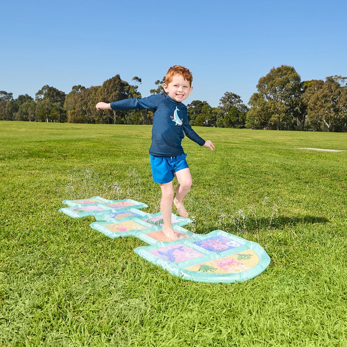 2 Inflatable Hopscotch Sprinkler Mat, 2 of 6