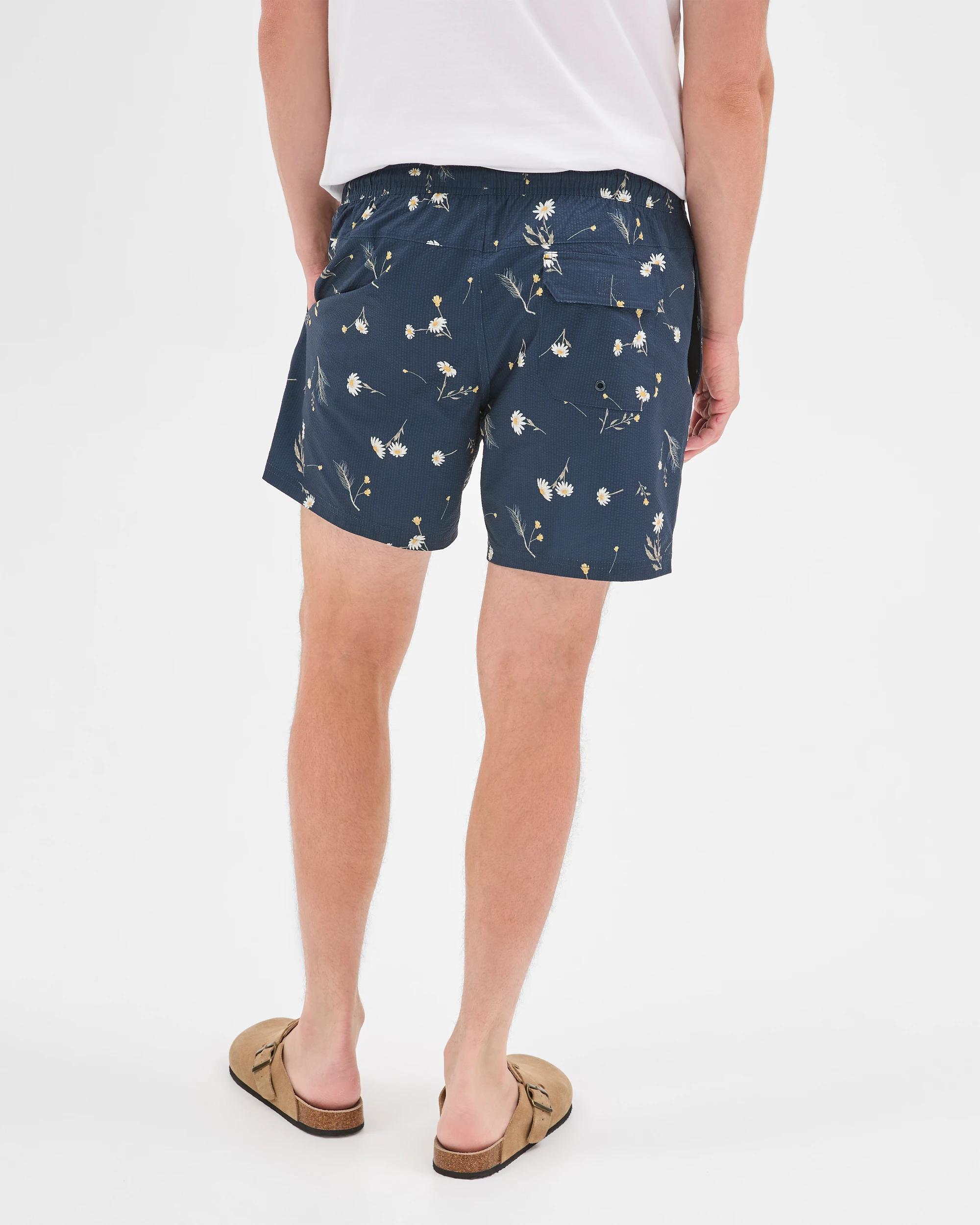 6 Target Man Volley Seersucker Swim Boardshorts FLORAL, 6 of 6