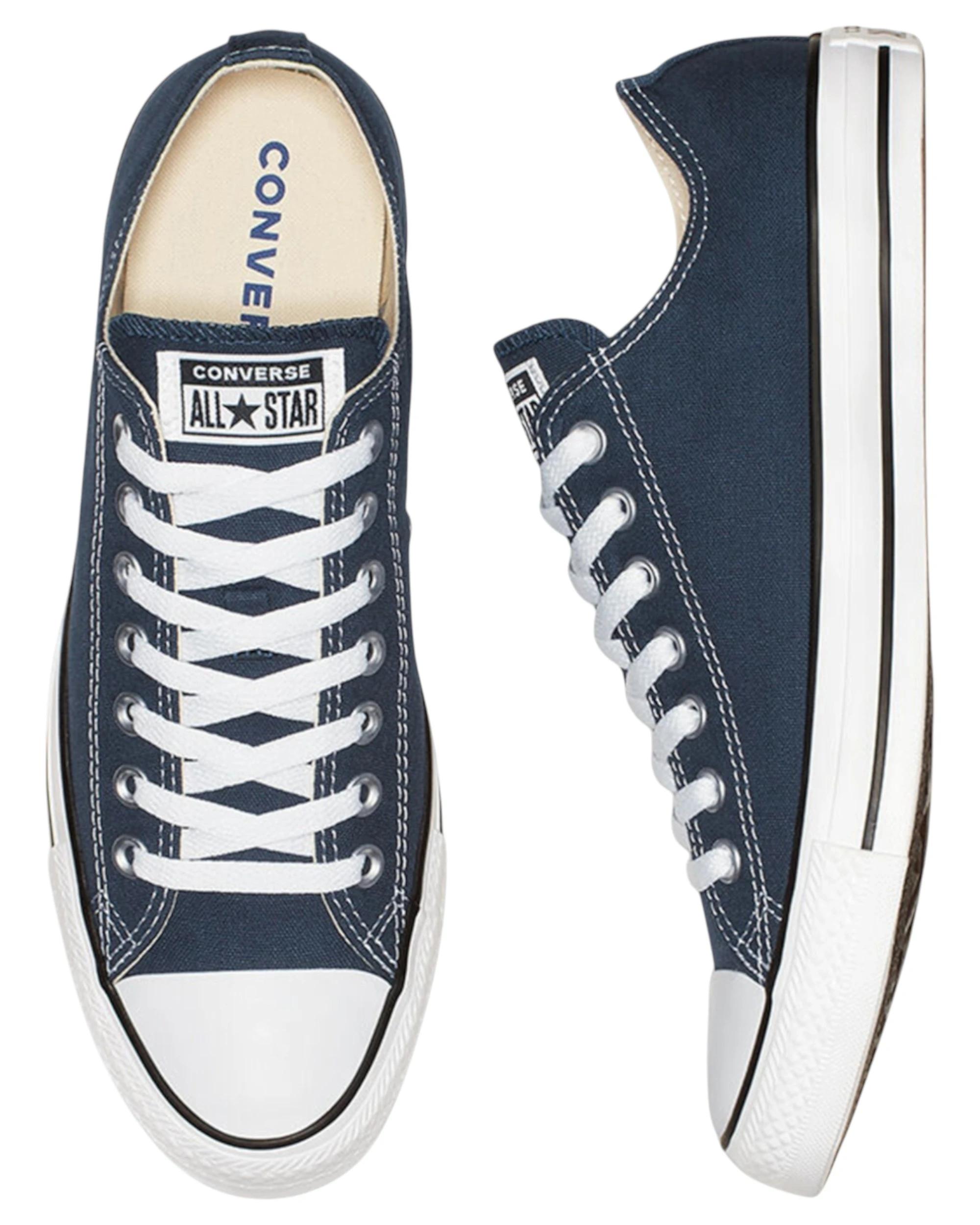 5 Converse Mens Chuck Taylor All Star Low Lace Up Casual Shoe NAVY, 5 of 6