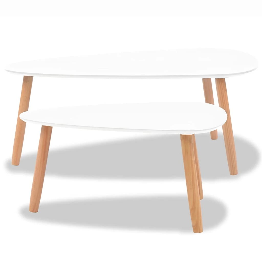 6 Vidaxl Coffee Table Coffee Table, Coffee Tables - White, 6 of 8