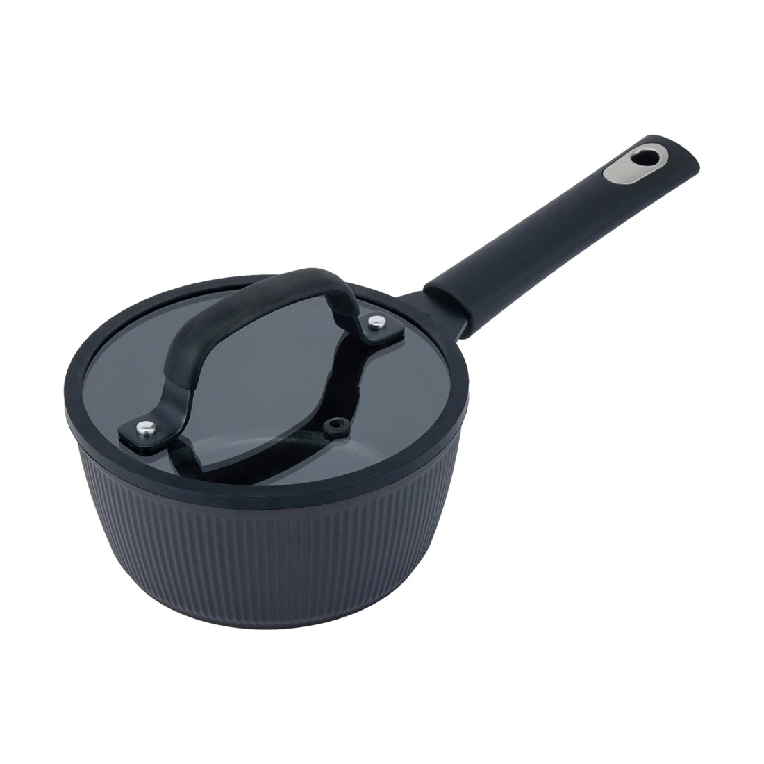 2 16cm Linear Non-Stick Saucepan, 2 of 8