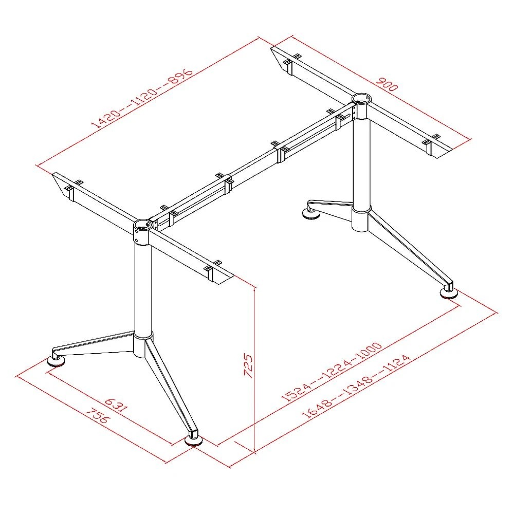 2 Stilford Professional Meeting Room Table 1500 x 1200mm Oak Desks, Tables and Workstations, 2 of 2