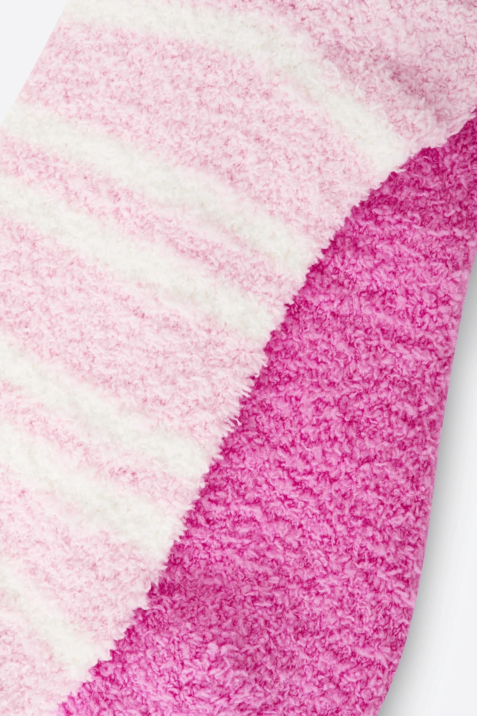 3 Bonds Supersoft 2 Pack Crew Socks PINK, 3 of 7