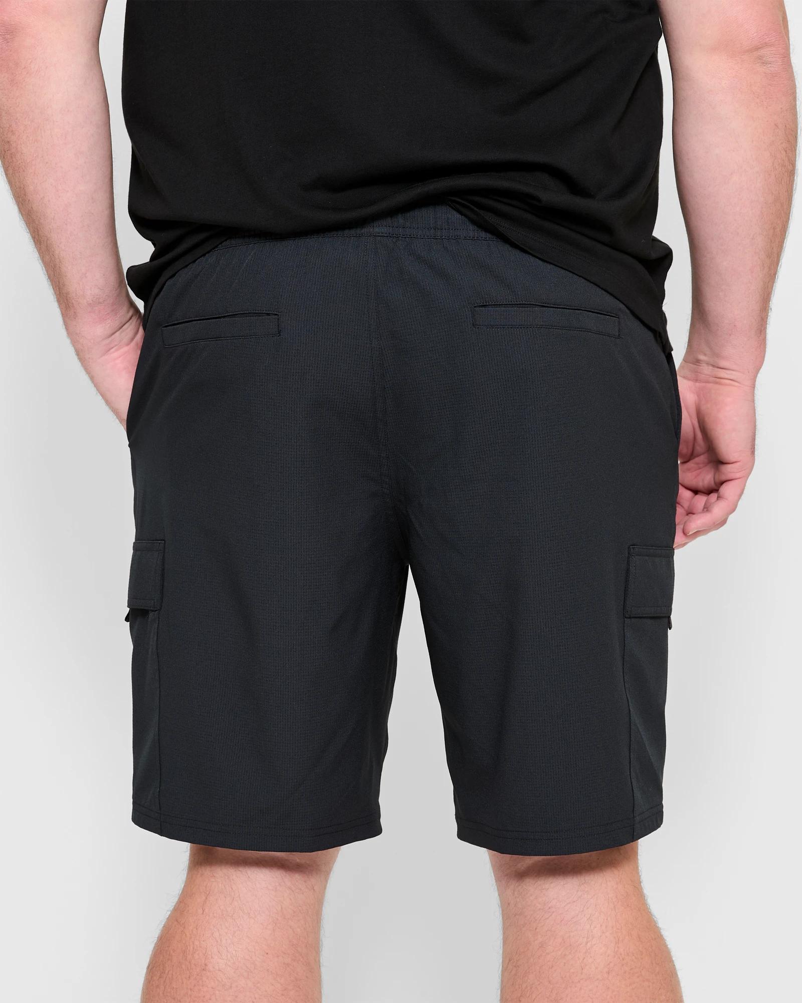 4 Target Plus Size Hybrid Cargo Shorts BLACK, 4 of 5