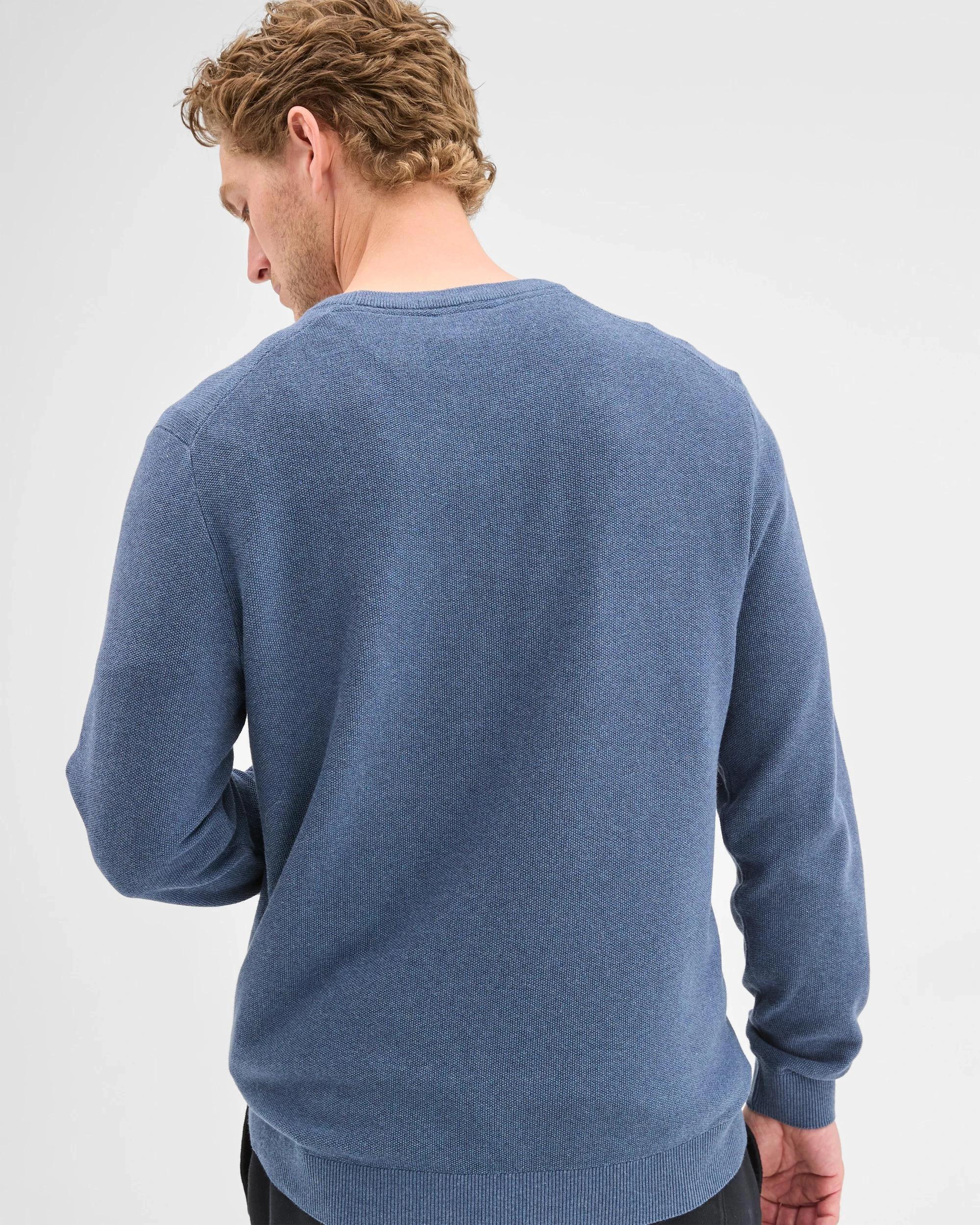 3 Target Australian Cotton Crew Knit Jumper DENIM MARLE, 3 of 6