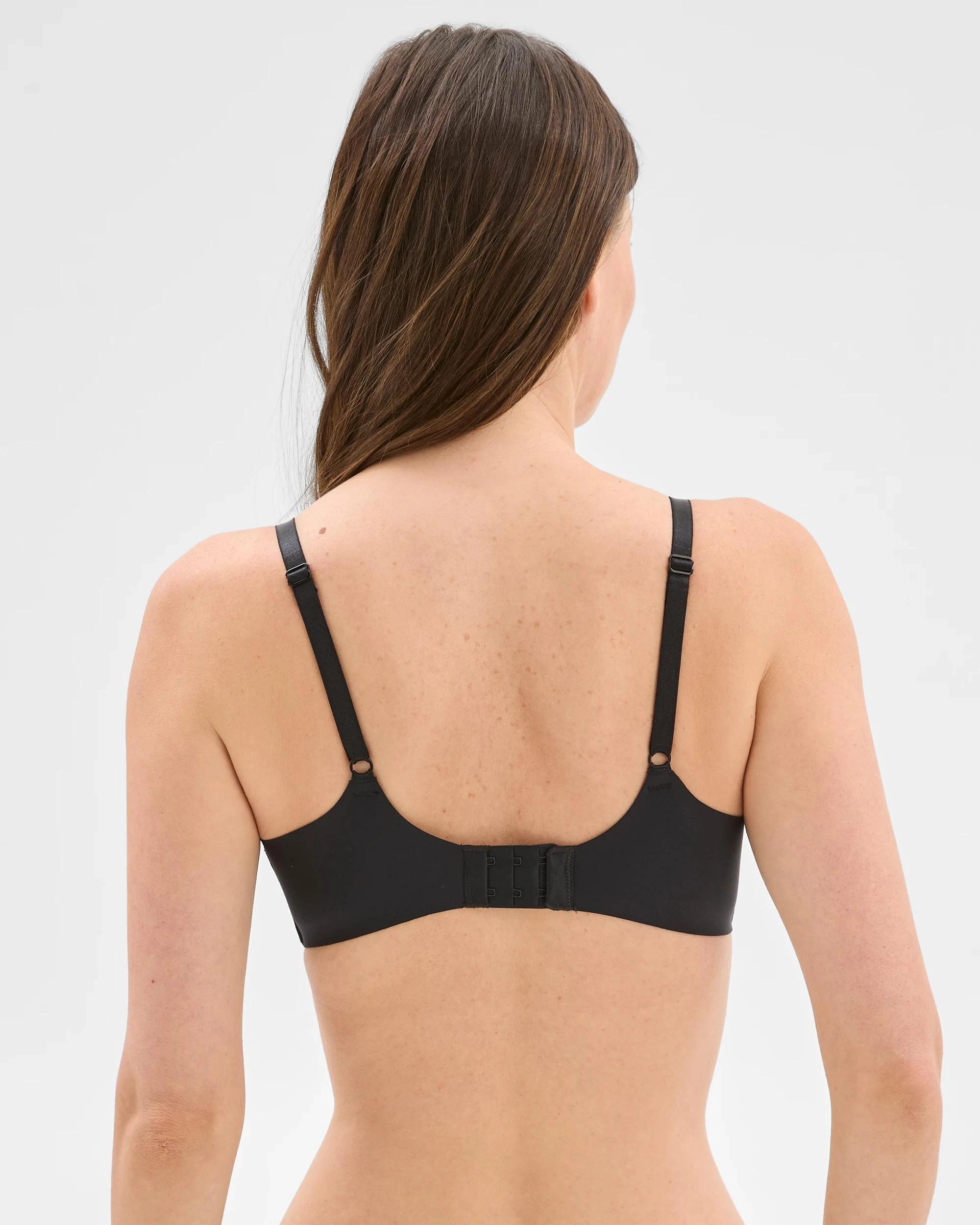 3 Target Smooth Moves Back Smoothing Wirefree T-Shirt Bra BLACK, 3 of 3
