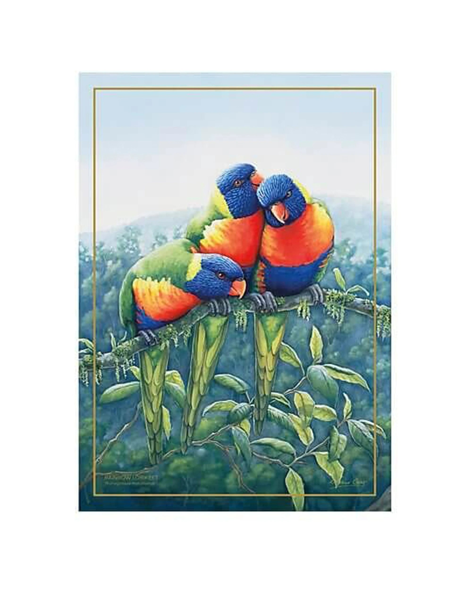 1 Maxwell & Williams Birds Of Australia 10yr Anniversary Tea Towel 50x70cm
 - Multi, 1 of 3