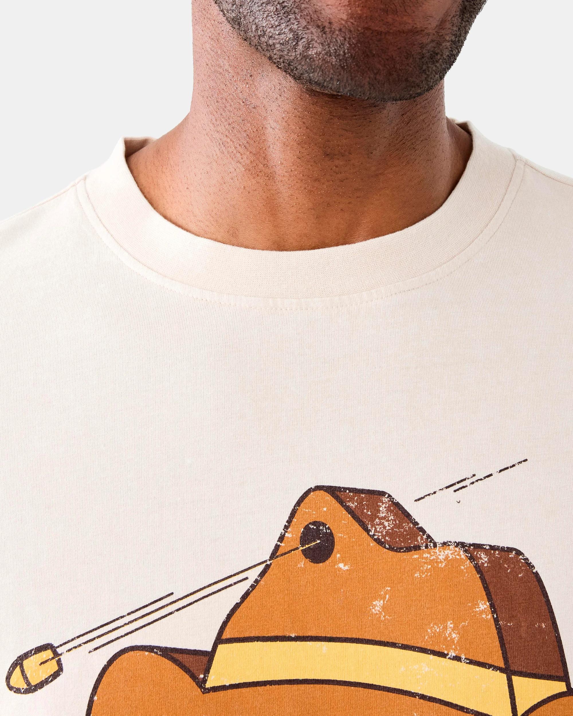 5 Bubble O'Bill License T-shirt Beige, 5 of 6