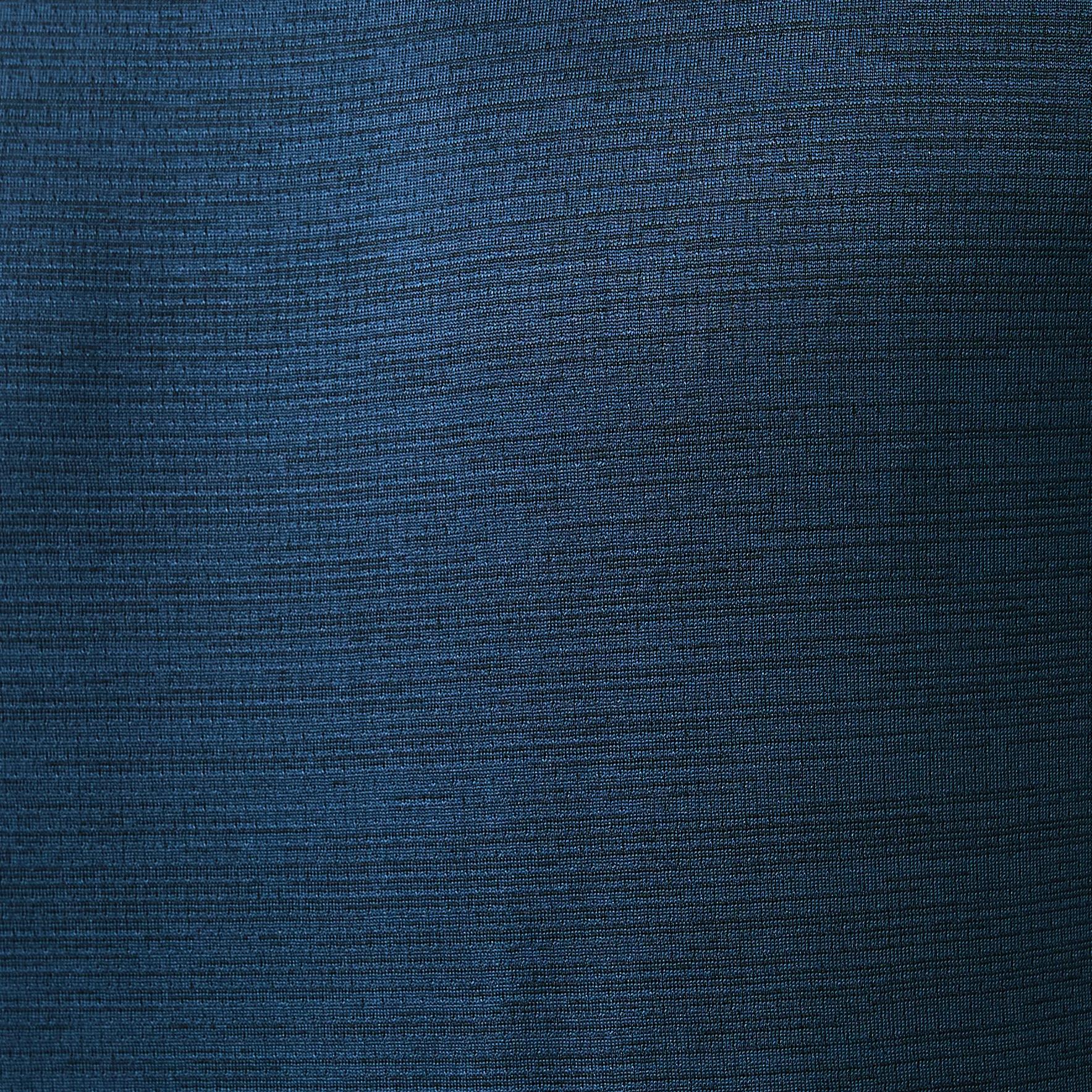 6 Active Mens Crew Neck Cationic T-shirt NAVY BLACK ACT CREW CATIONIC TEE, 6 of 6