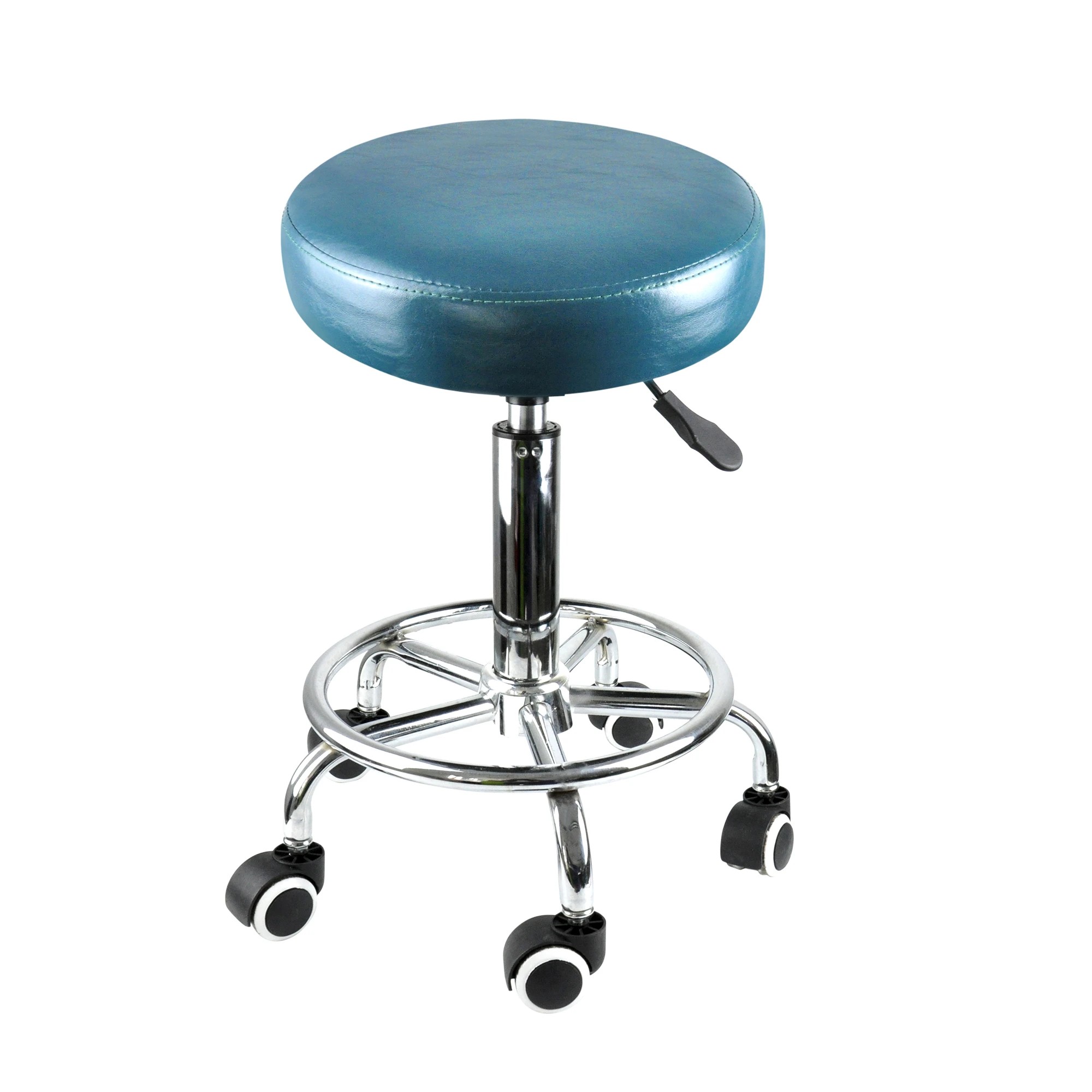 1 Levede Salon Stool Teal, 1 of 5