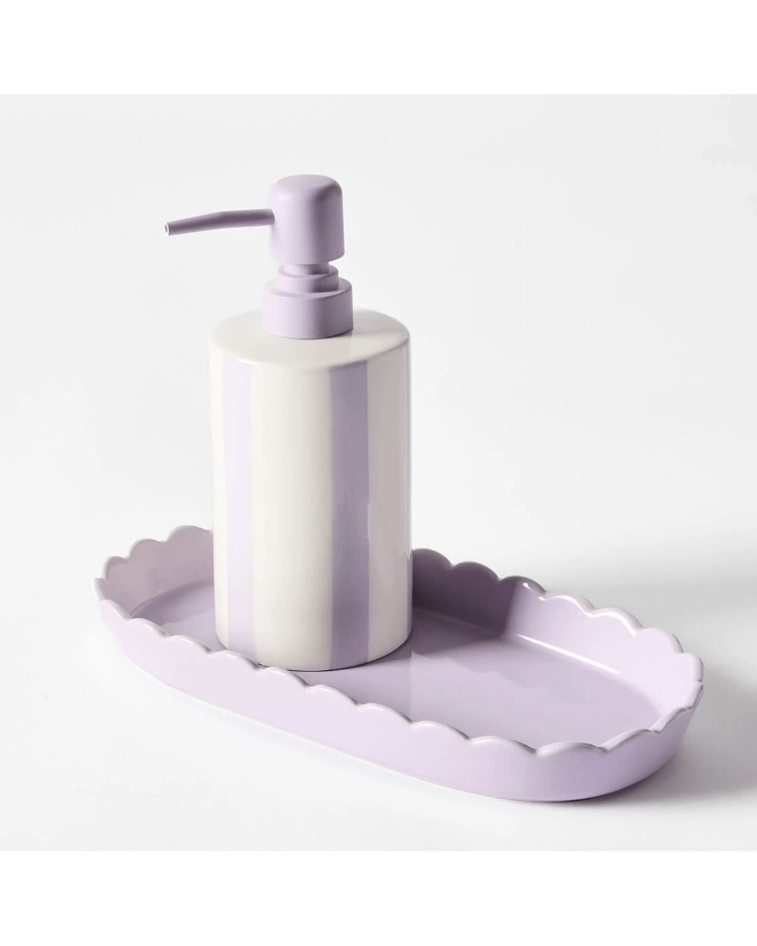 4 Stripe Soap Dispenser - Lilac, 4 of 4