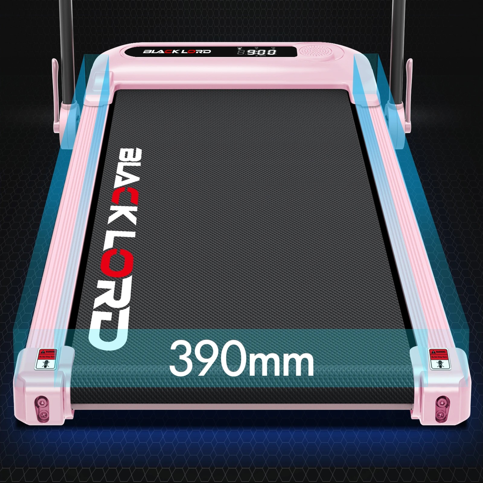 7 Black Lord Treadmill Electric Walking Pad Folding Incline Shock Absorbers - Pink, 7 of 9