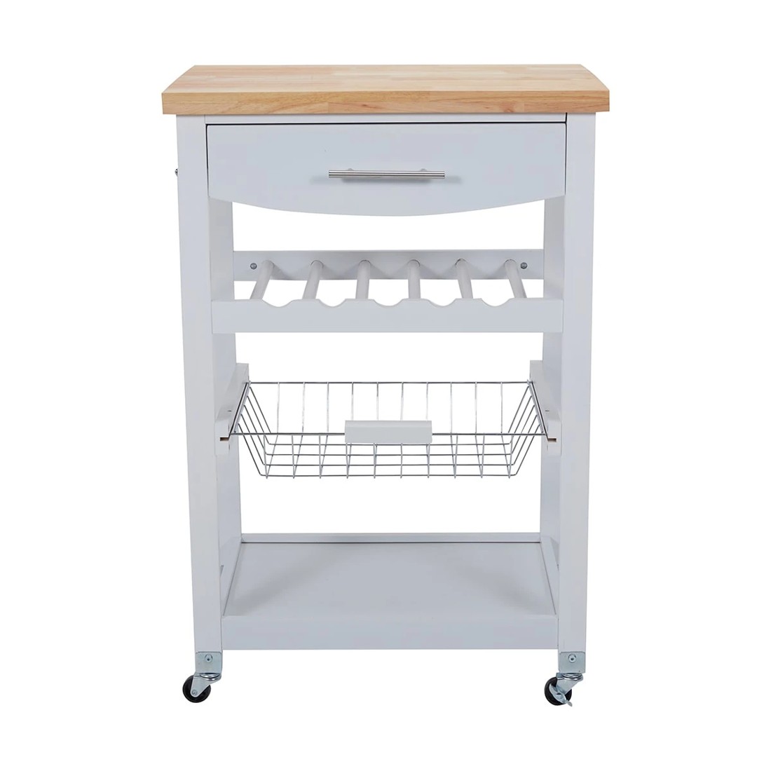 2 White Kitchen Trolley, 2 of 10