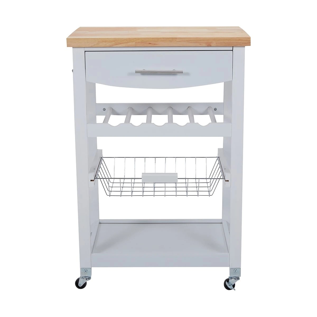 2 White Kitchen Trolley, 2 of 10