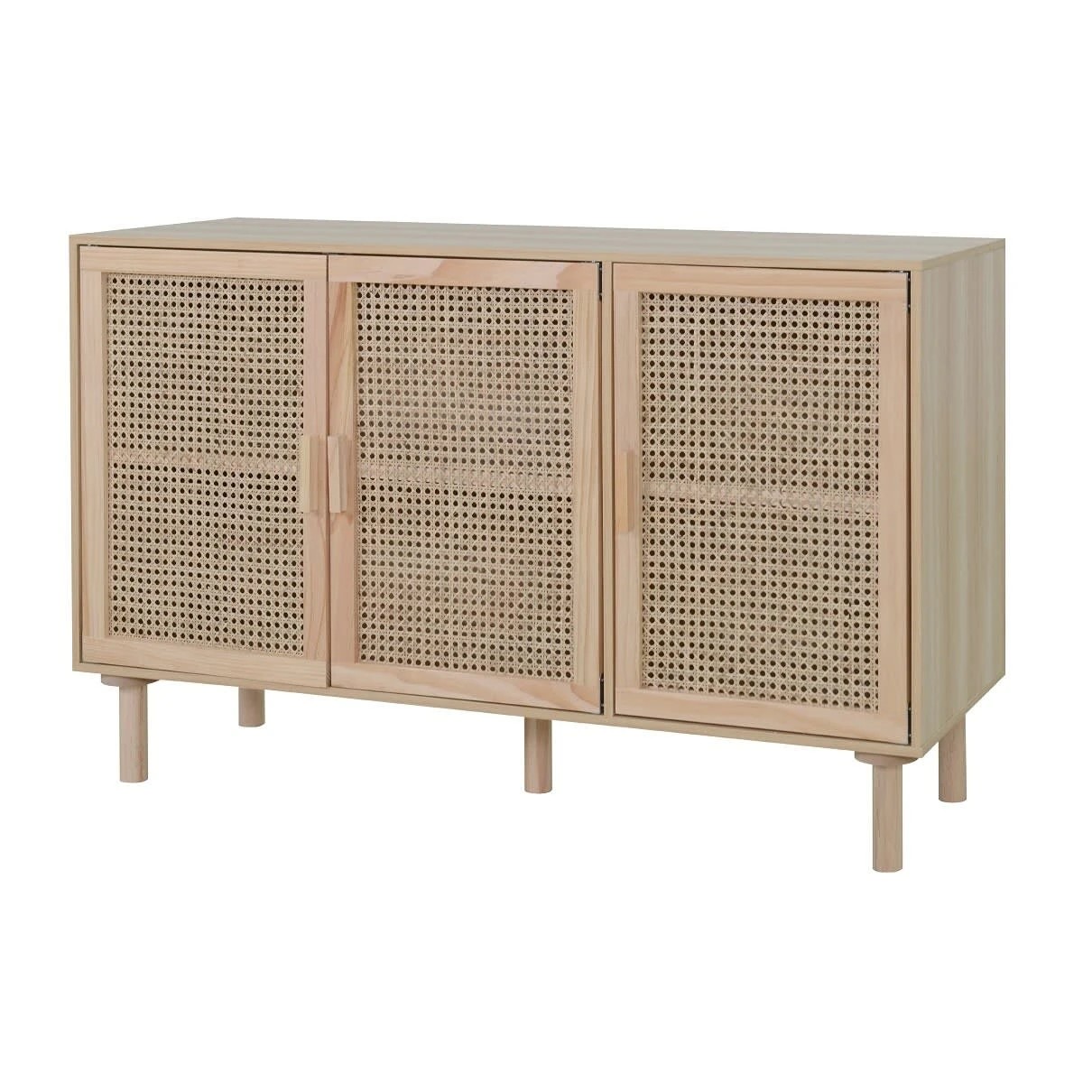 7 Rattan Sideboard with Adjustable Shelves, 7 of 9