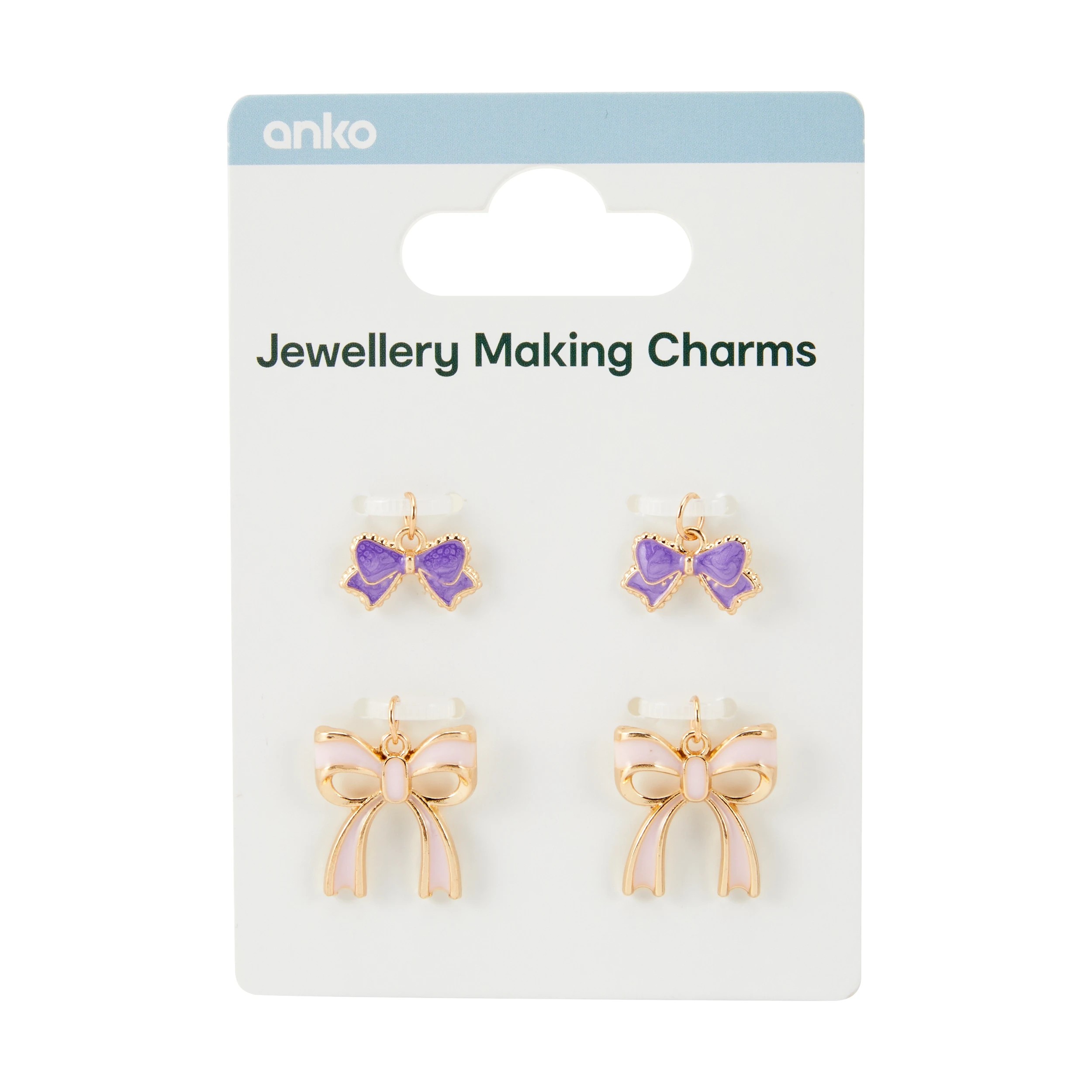 1 Jewellery Making Charms - Bow, 1 of 3
