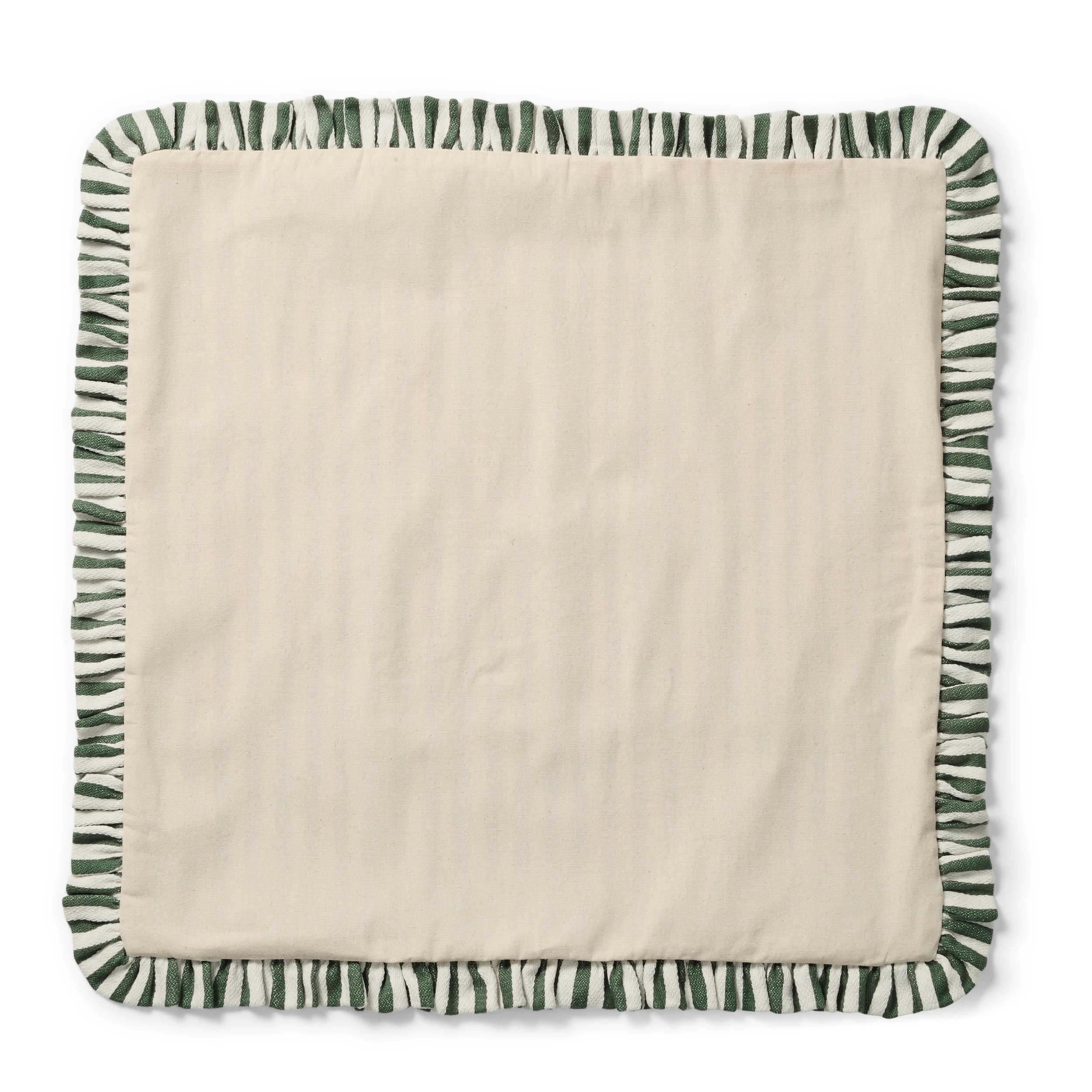 4 60cm Stripe Cushion Cover - Pesto, 4 of 6