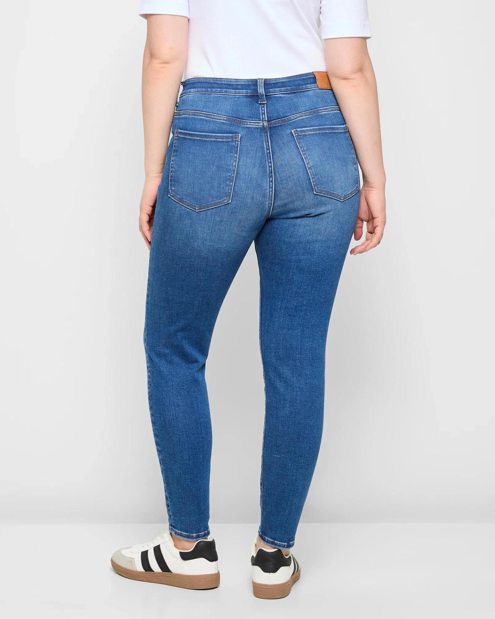 4 Target Denim High Rise Ankle Length Skinny Denim Jeans - Shape Your Body NIAGRA BLUE, 4 of 5