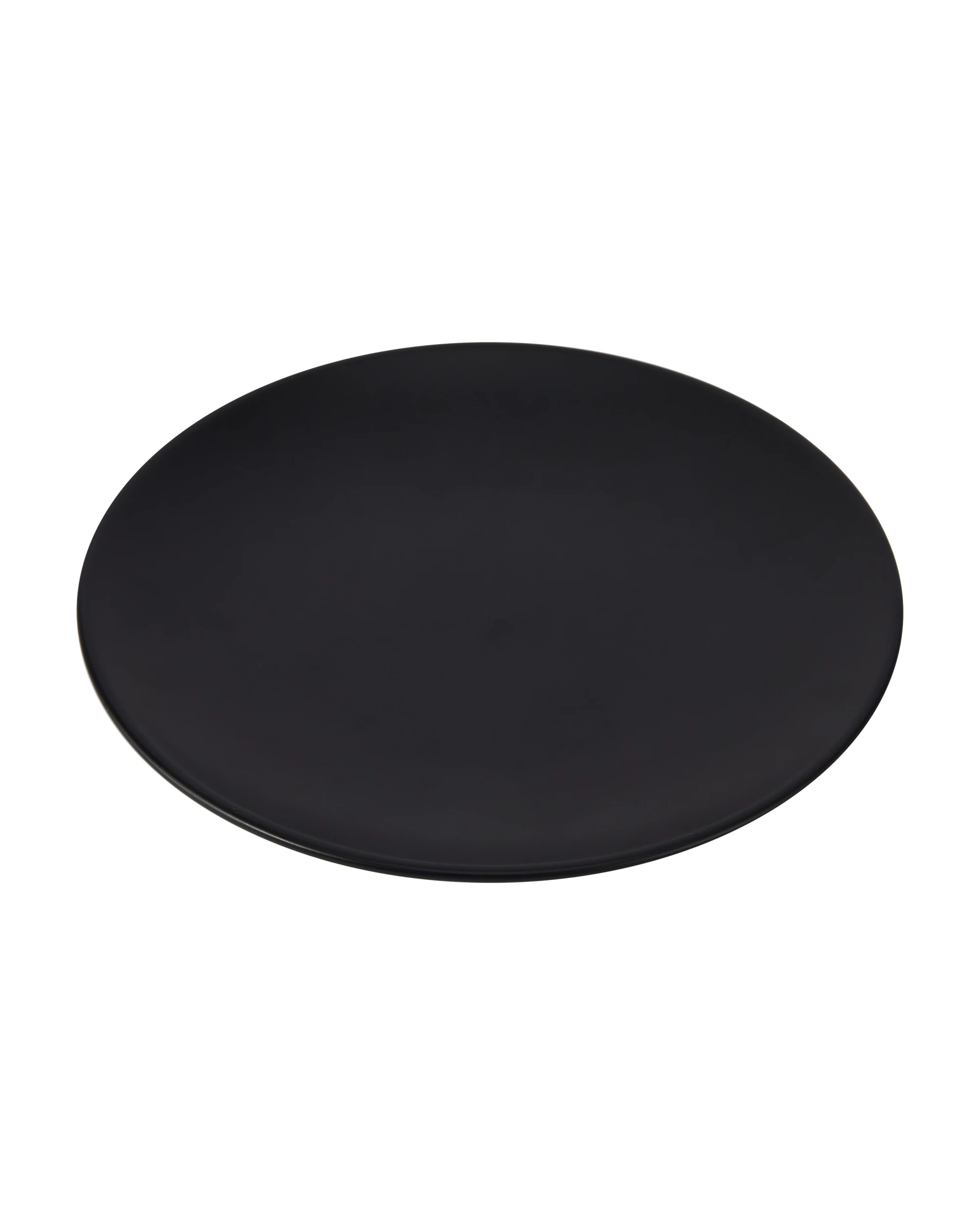 1 Matte Black Dinner Plate, 1 of 4