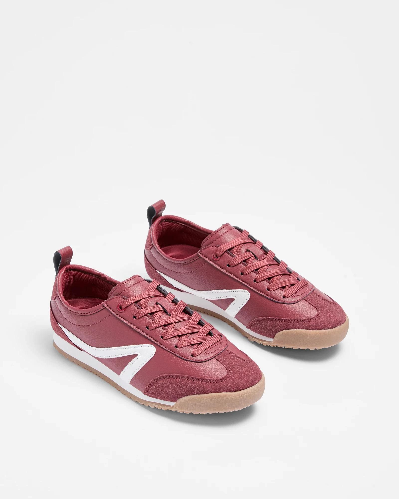 3 Target Womens Mini Wedge Sneaker - Mia BURGUNDY, 3 of 3