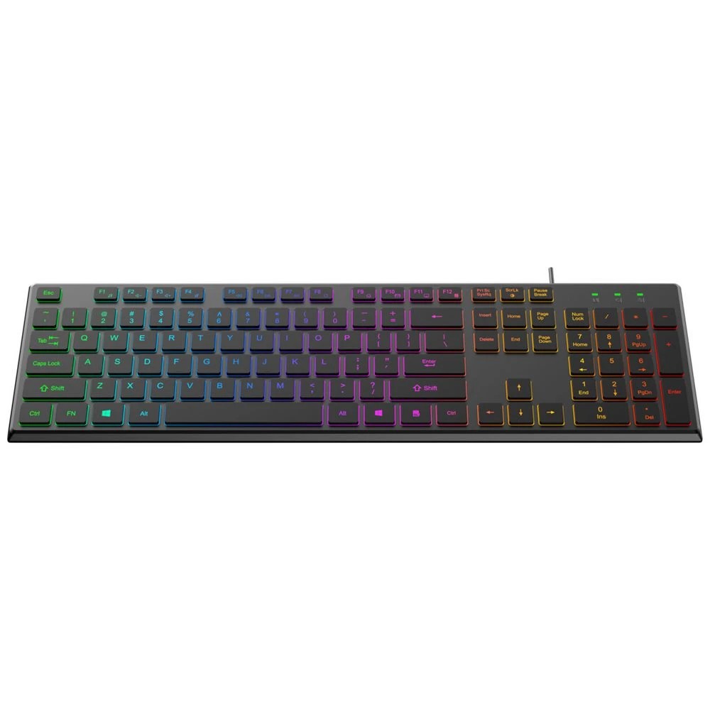 2 Qudo Silent RGB Wired Keyboard, 2 of 7