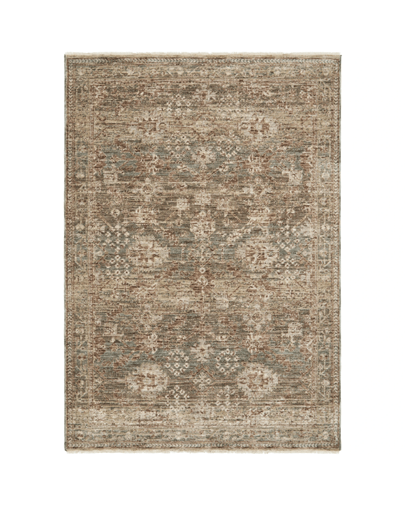 Common Ground Rugs Aegean Josie 400x300cm - Extra Extra Large Bedroom Rug - Green