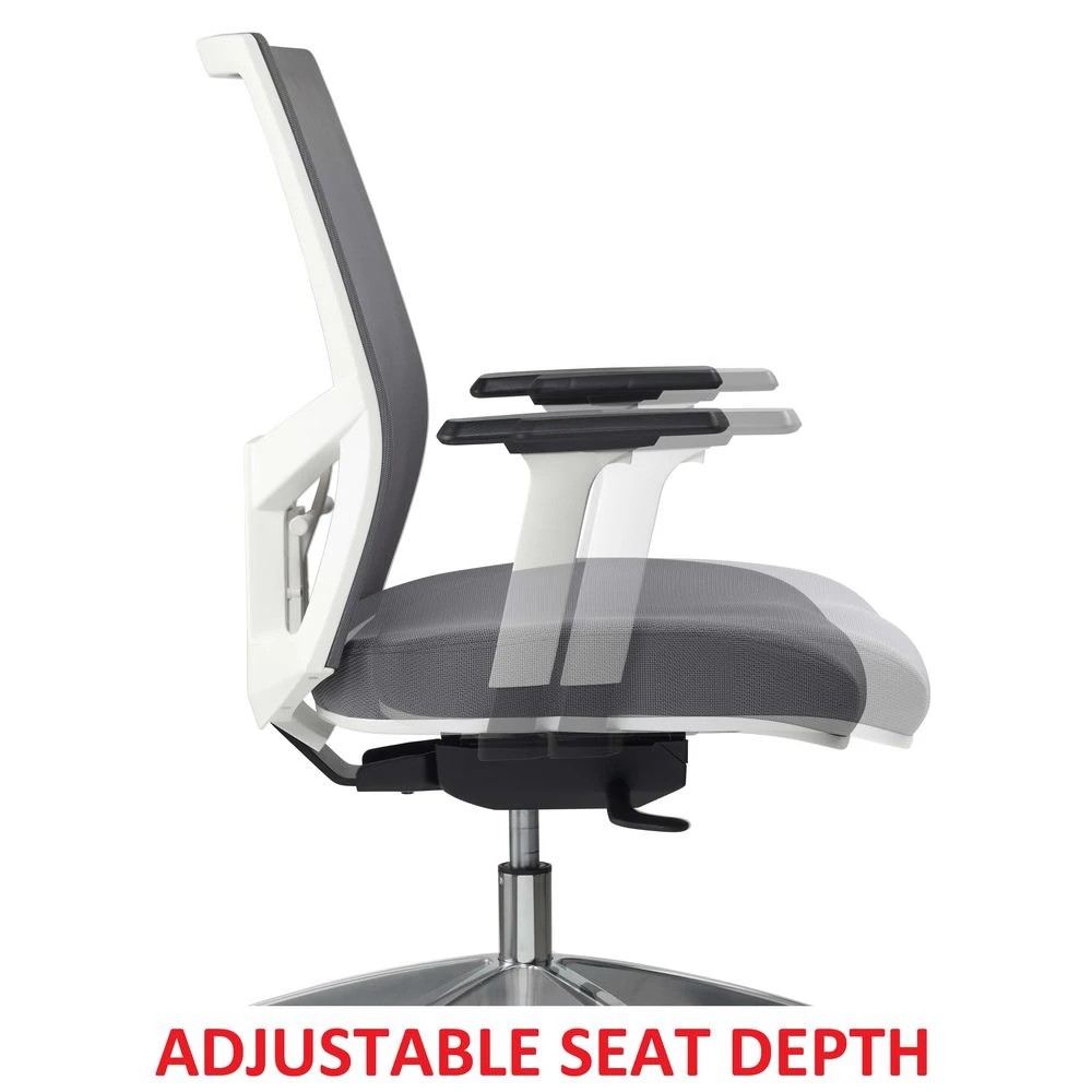 6 Pago Radar III Synchro Ergonomic Mesh Chair Ash Grey Ergonomic Chairs and Desk Chairs, 6 of 10
