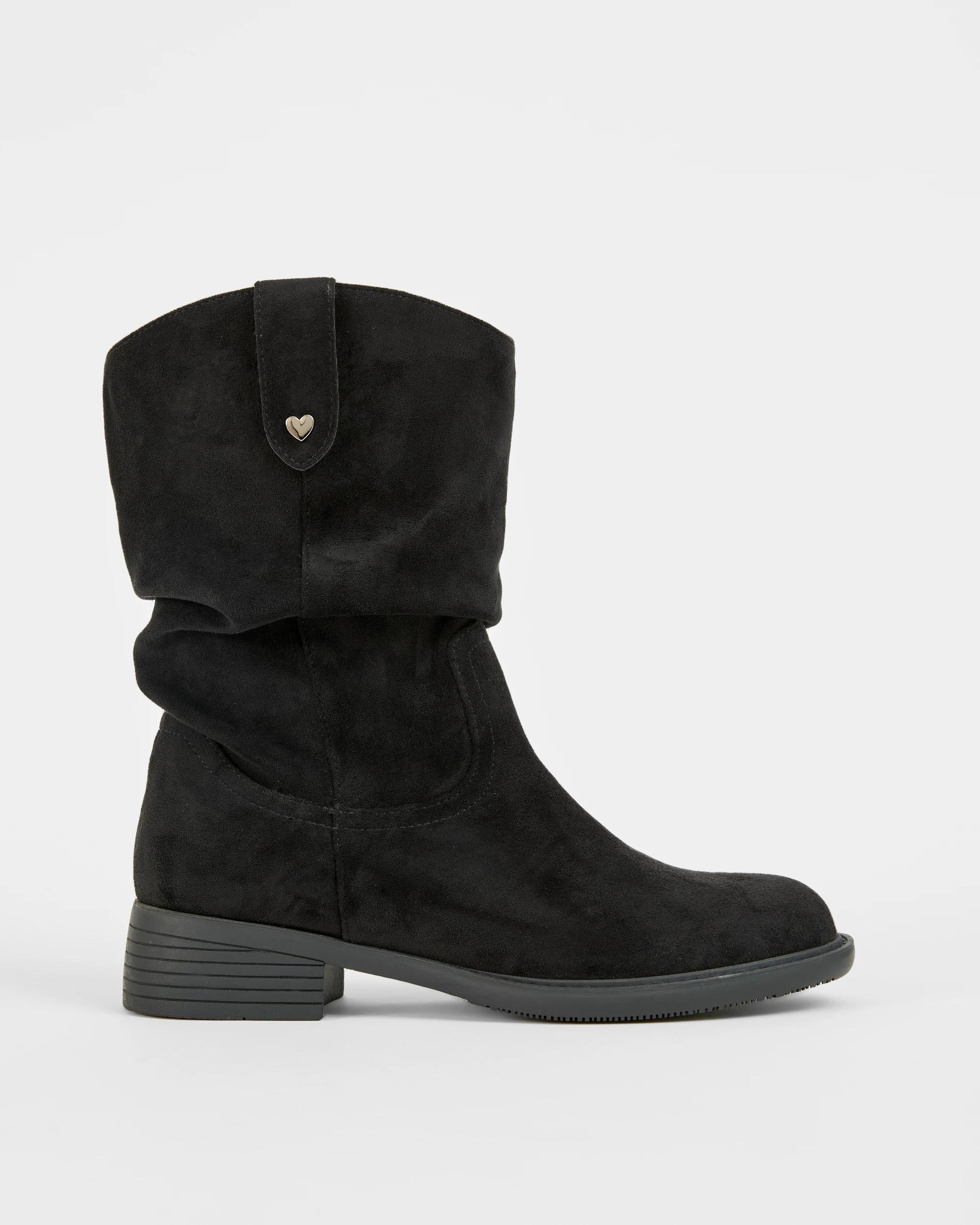 1 Target Kids Shuffle Long Boots BLACK, 1 of 3